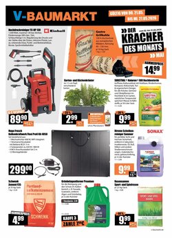 V Baumarkt Prospekt (ab 21.05.2026) zum Blättern