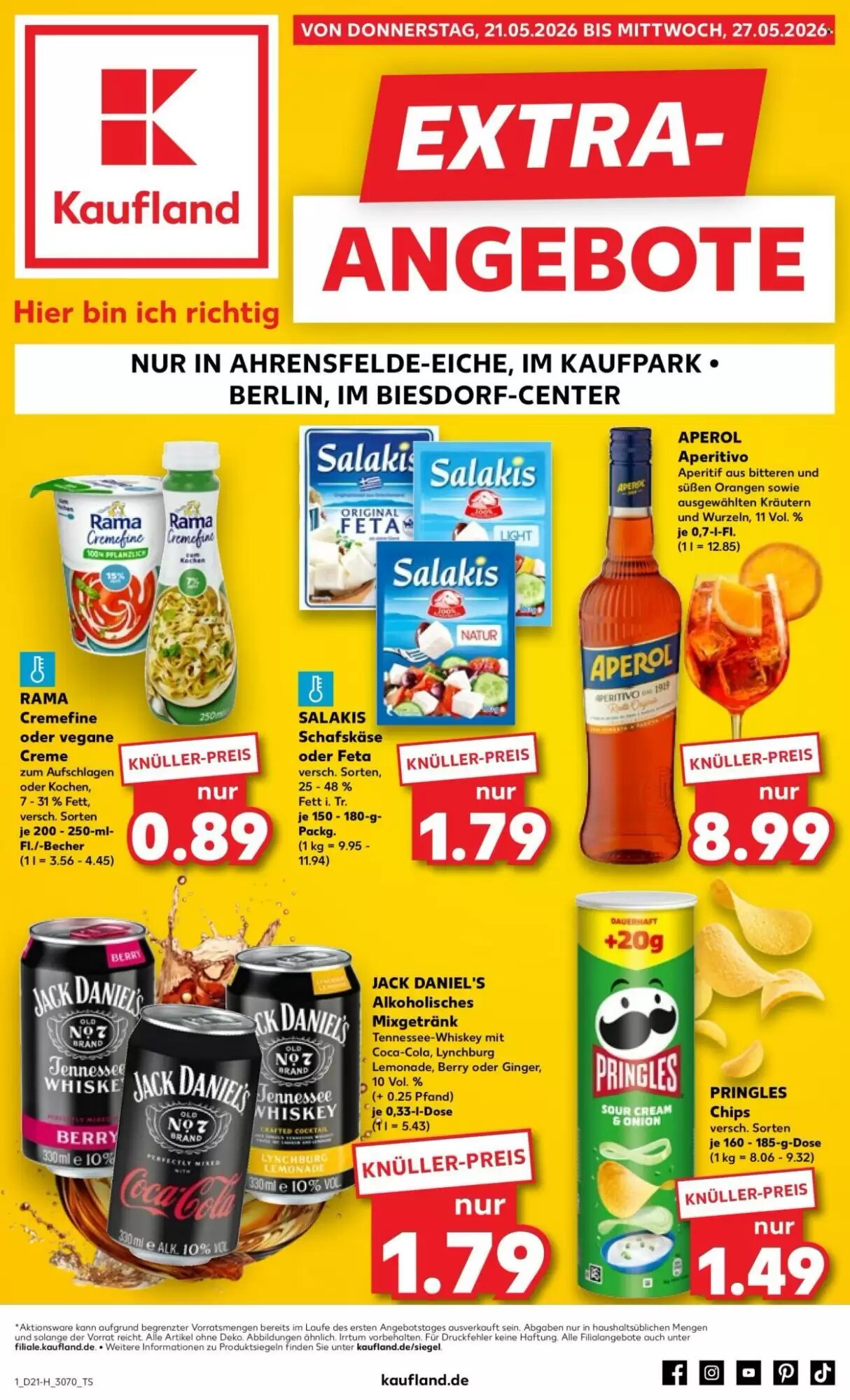 Kaufland Prospekt (ab 21.05.2026) zum Blättern - Seite 1