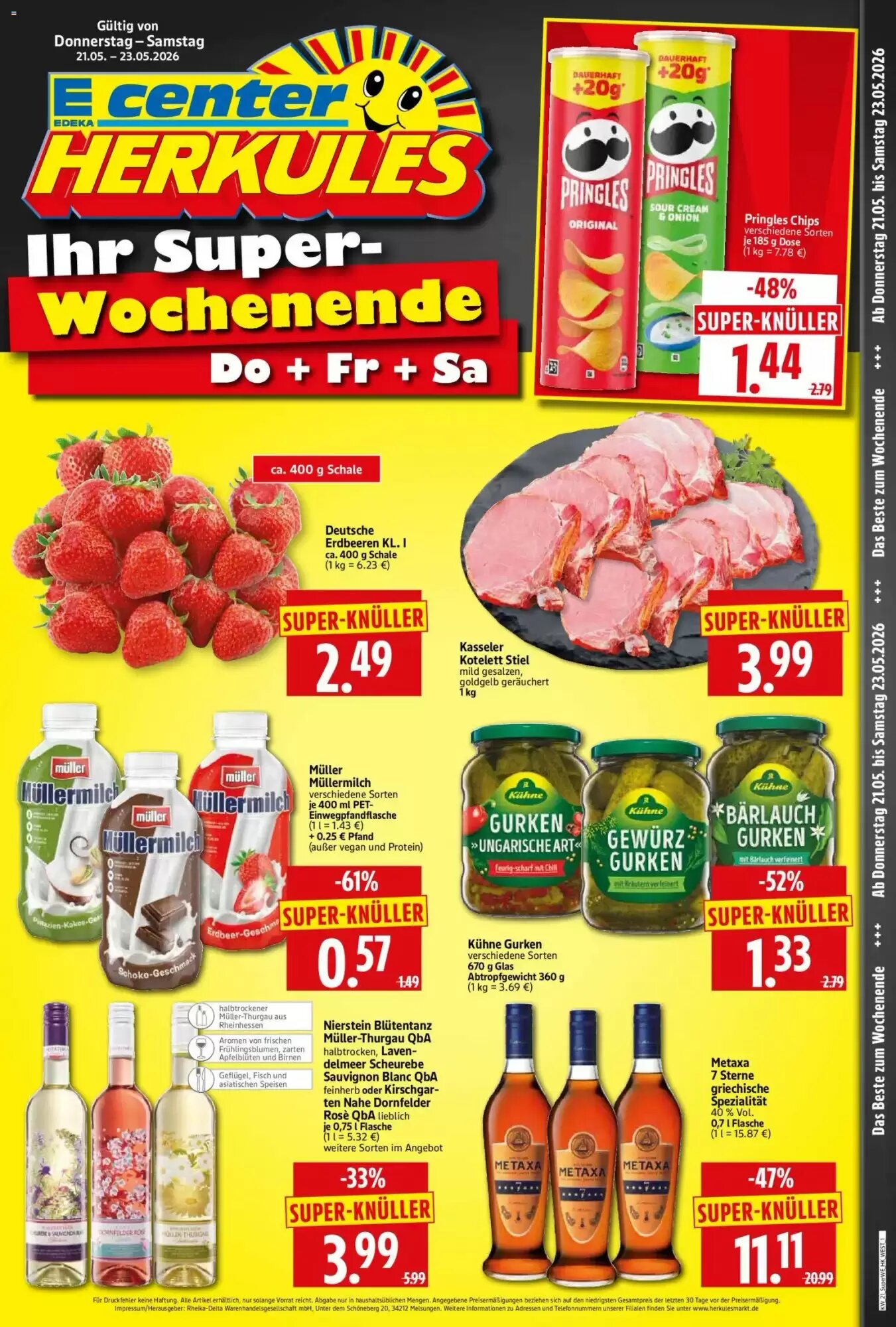 Edeka Herkules Prospekt (ab 21.05.2026) zum Blättern - Seite 1