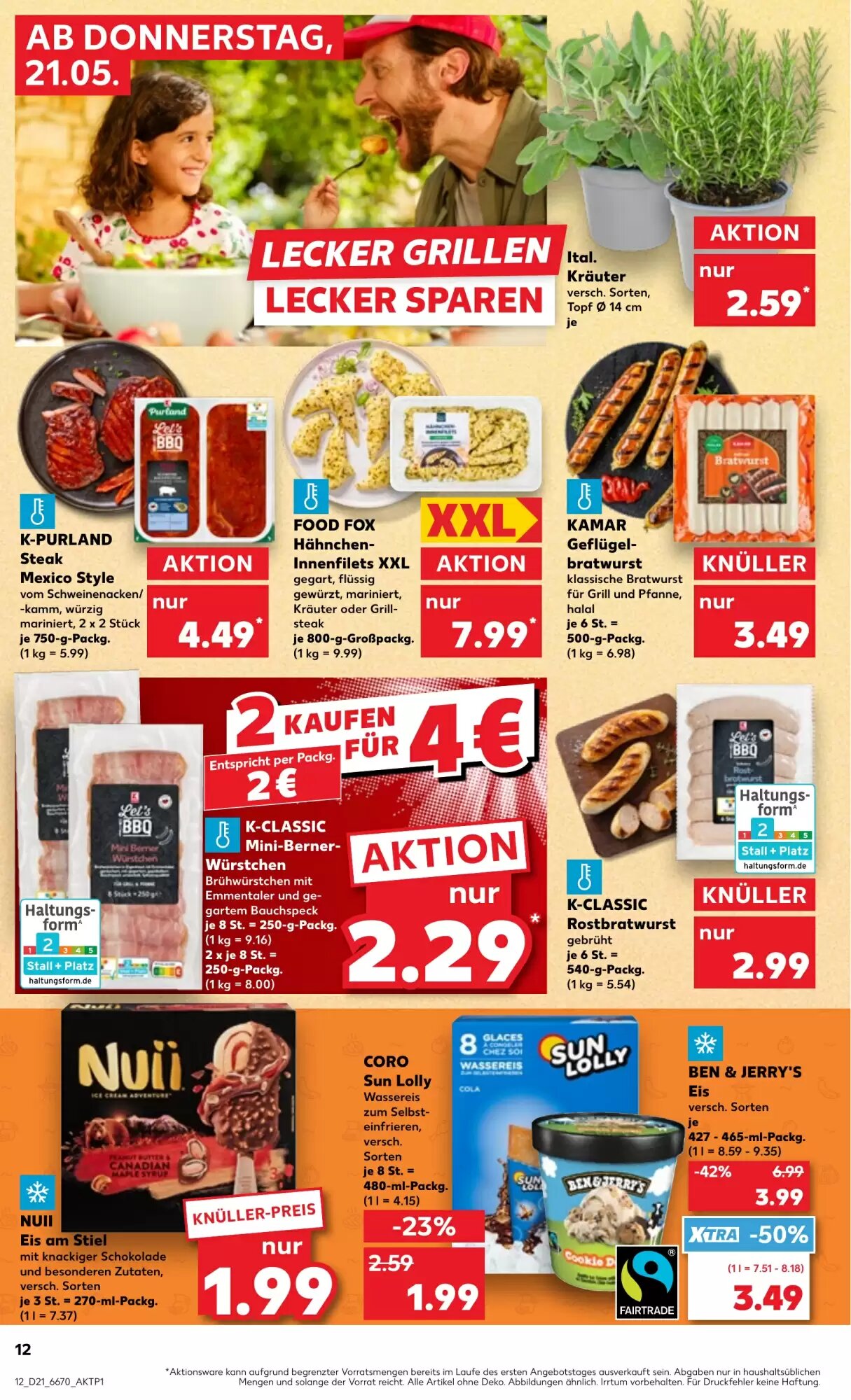 Kaufland Prospekt (ab 21.05.2026) zum Blättern - Seite 12