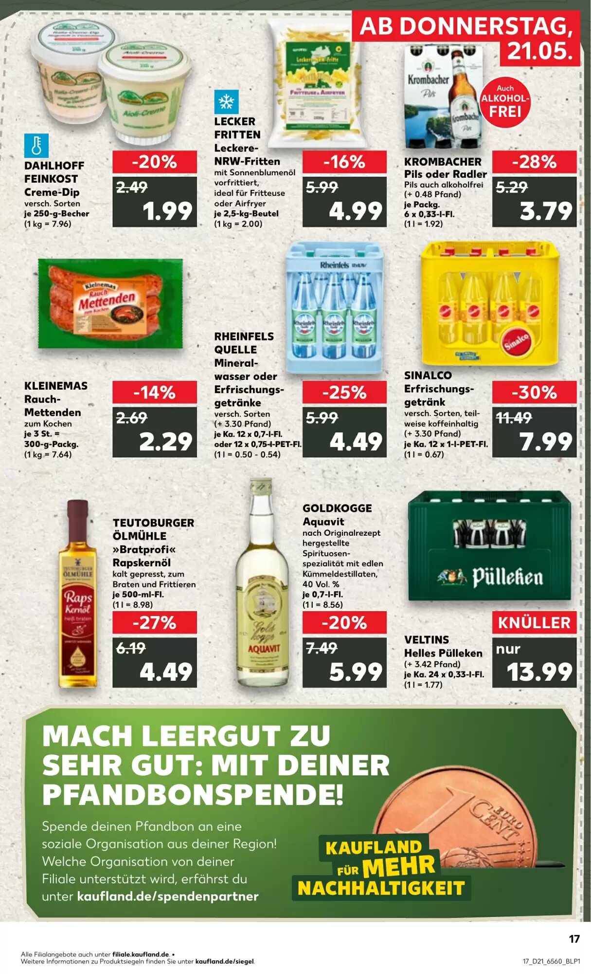 Kaufland Prospekt (ab 21.05.2026) zum Blättern - Seite 17