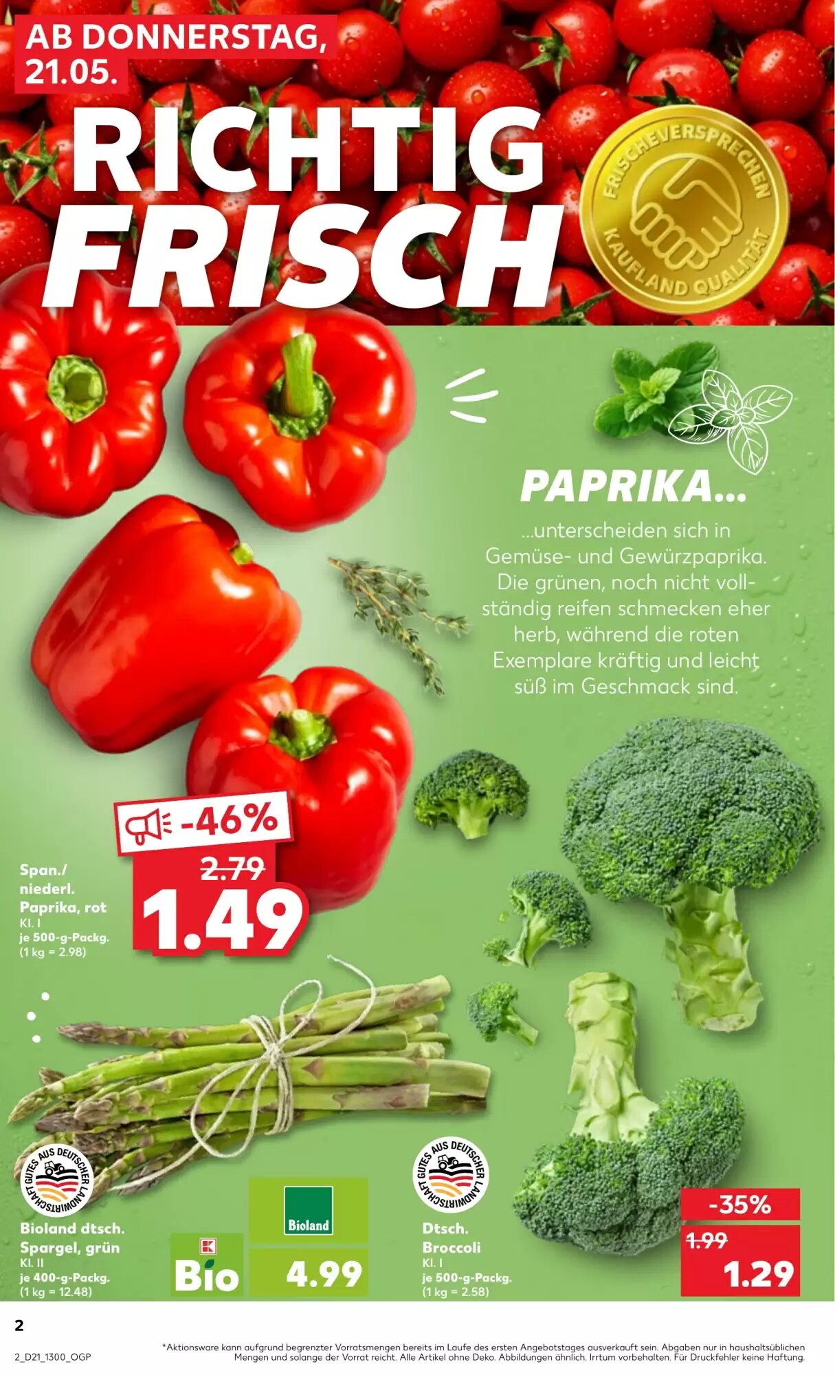 Kaufland Prospekt (ab 21.05.2026) zum Blättern - Seite 2