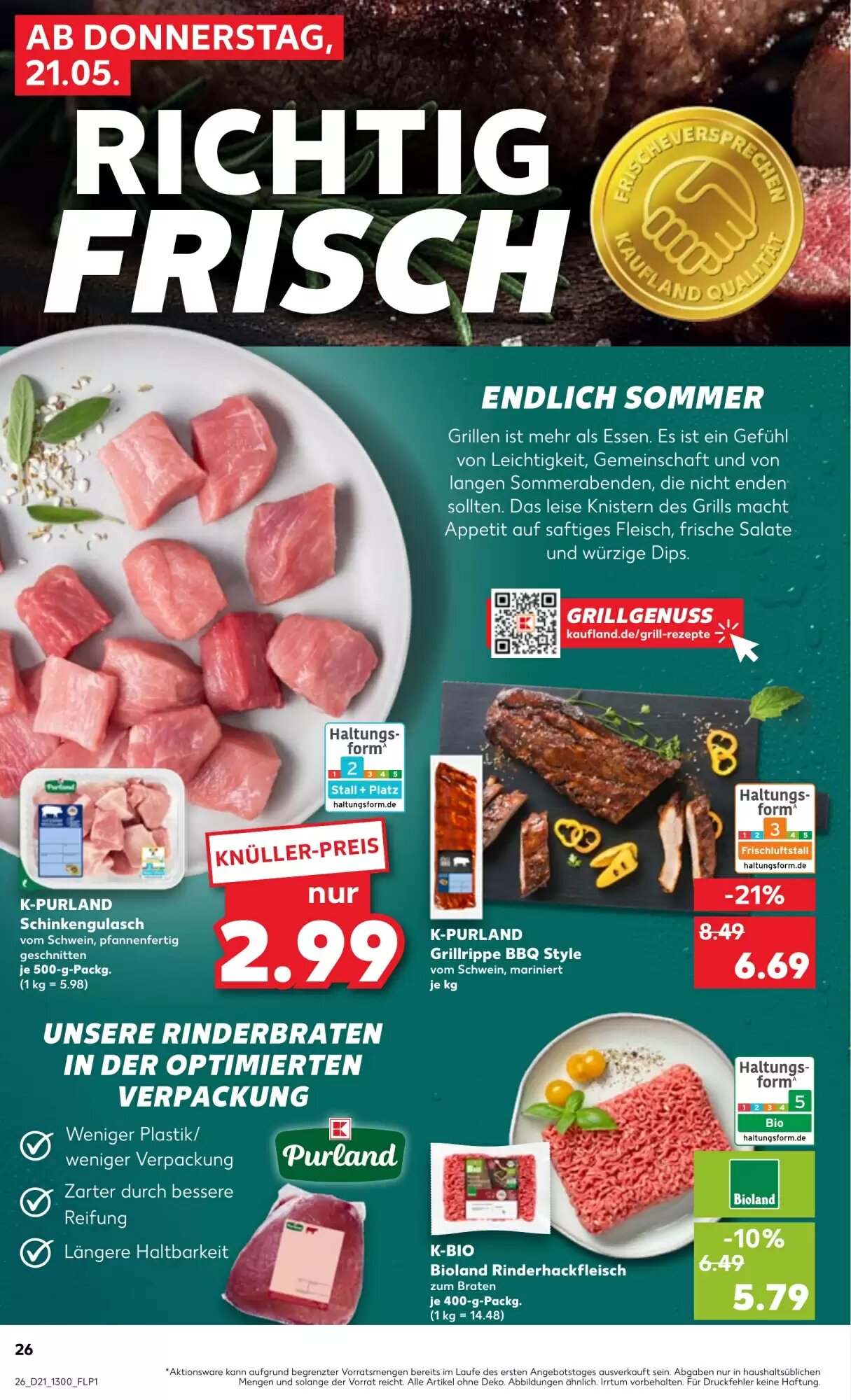 Kaufland Prospekt (ab 21.05.2026) zum Blättern - Seite 26