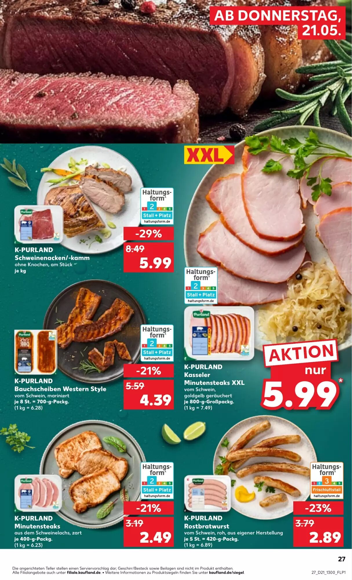 Kaufland Prospekt (ab 21.05.2026) zum Blättern - Seite 27