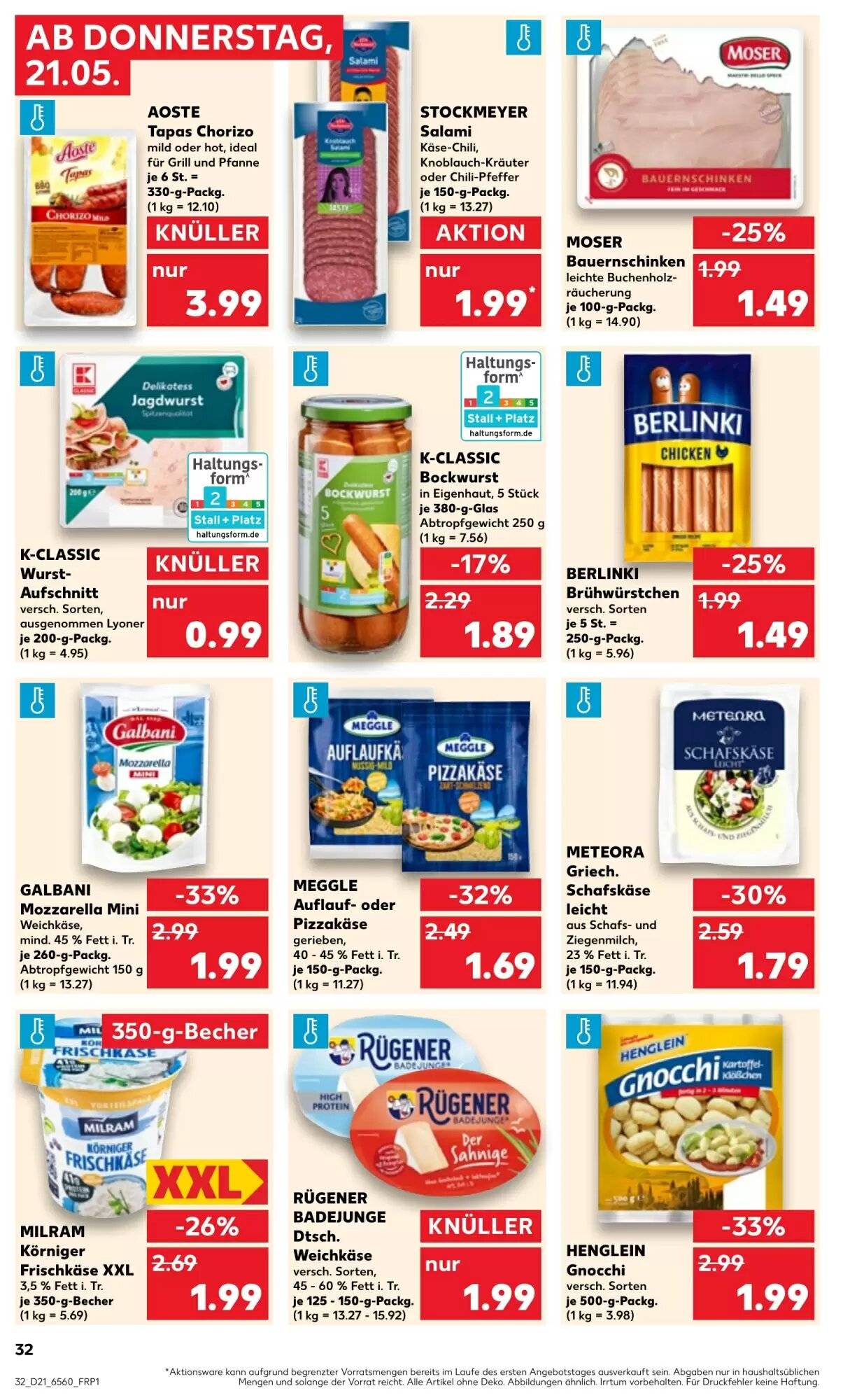 Kaufland Prospekt (ab 21.05.2026) zum Blättern - Seite 32
