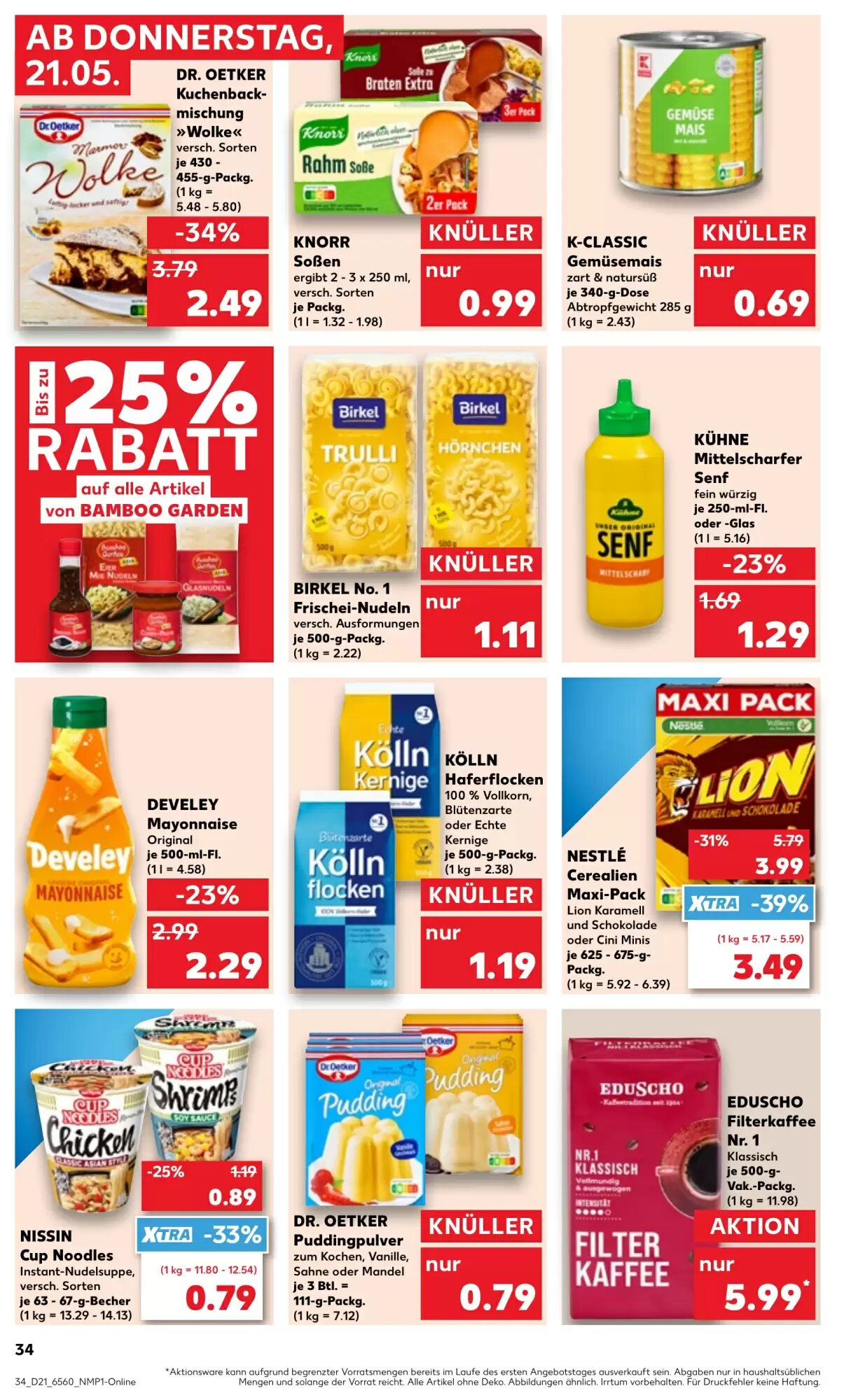 Kaufland Prospekt (ab 21.05.2026) zum Blättern - Seite 34