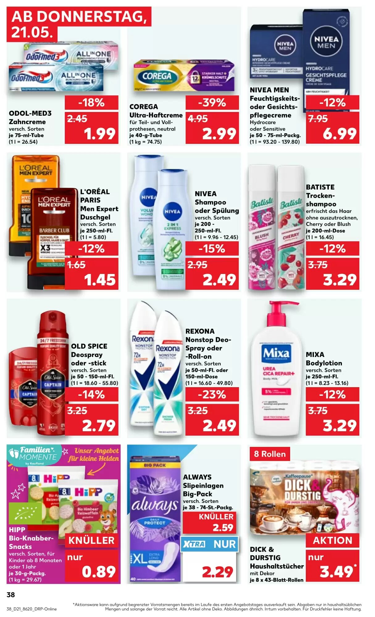 Kaufland Prospekt (ab 21.05.2026) zum Blättern - Seite 38