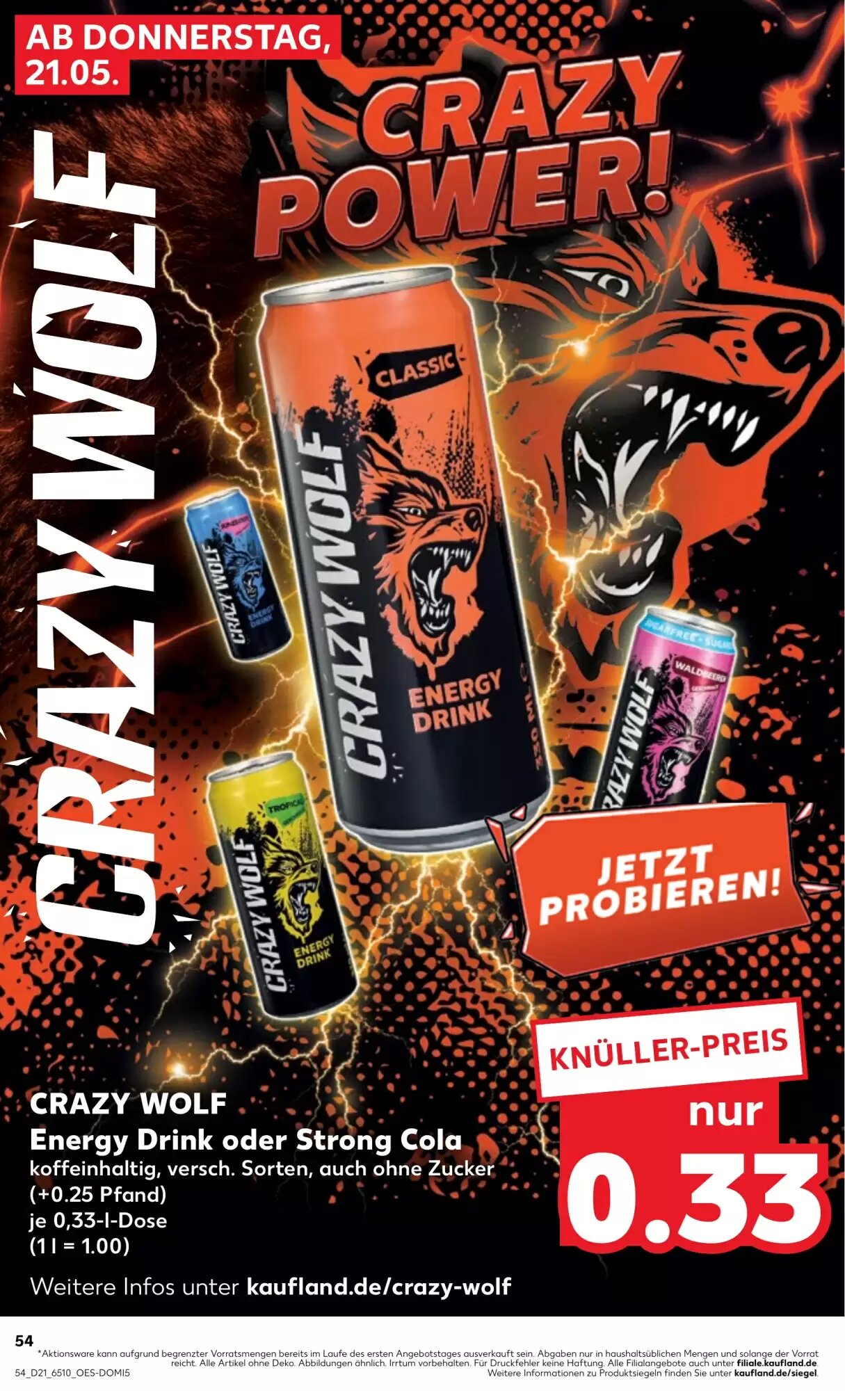 Kaufland Prospekt (ab 21.05.2026) zum Blättern - Seite 54