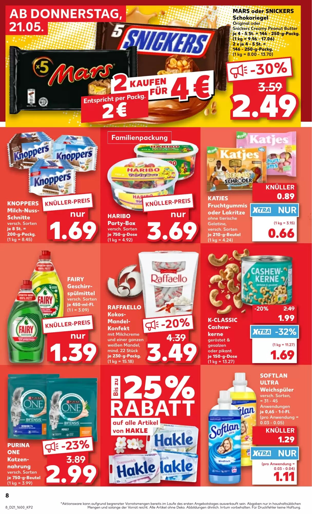 Kaufland Prospekt (ab 21.05.2026) zum Blättern - Seite 8