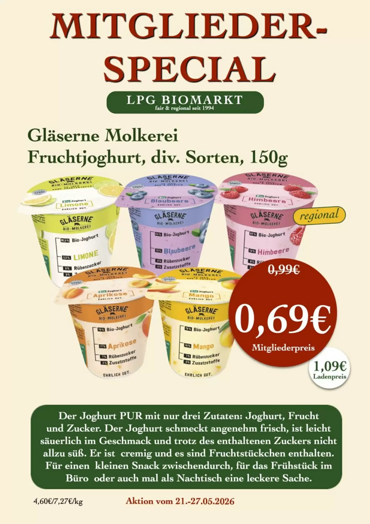 LPG Biomarkt Prospekt (ab 21.05.2026) zum Blättern - Seite 11