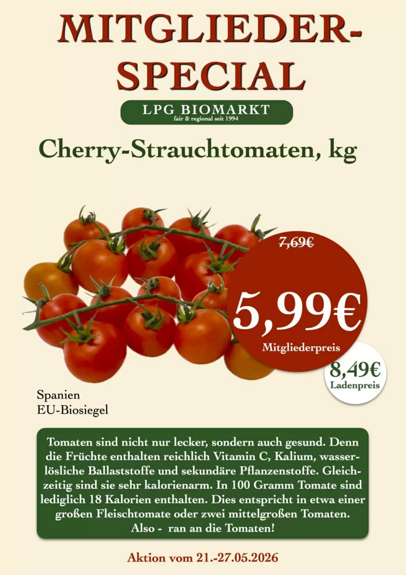 LPG Biomarkt Prospekt (ab 21.05.2026) zum Blättern - Seite 13