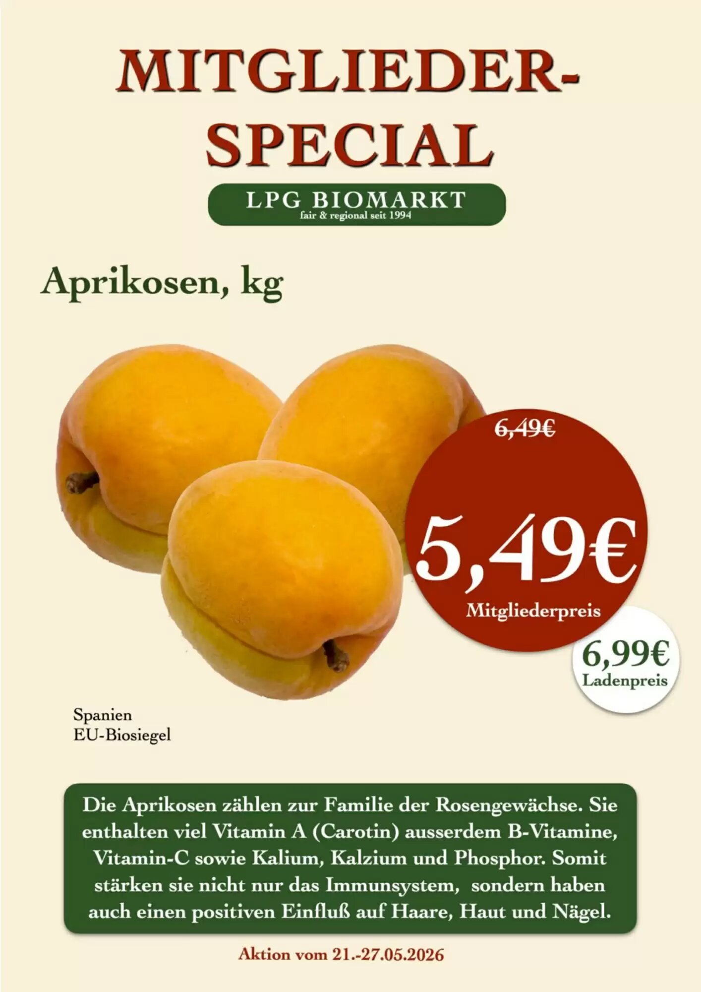 LPG Biomarkt Prospekt (ab 21.05.2026) zum Blättern - Seite 14