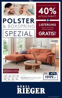 Möbel Rieger Prospekt (ab 21.05.2026) zum Blättern