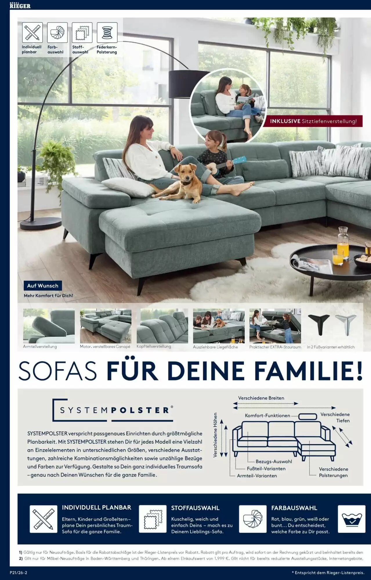 Möbel Rieger Prospekt (ab 21.05.2026) zum Blättern - Seite 2