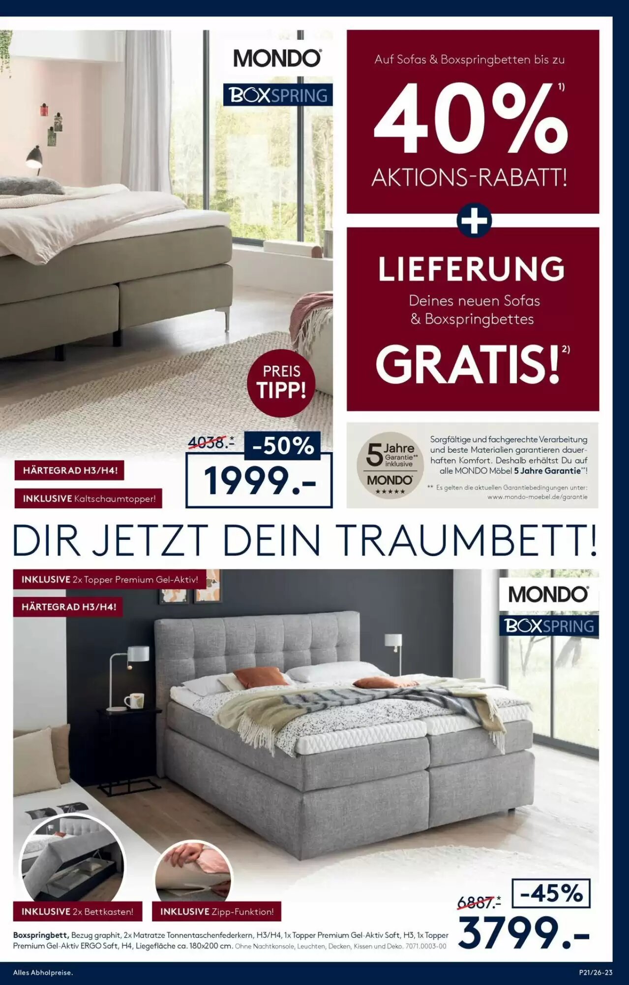 Möbel Rieger Prospekt (ab 21.05.2026) zum Blättern - Seite 23