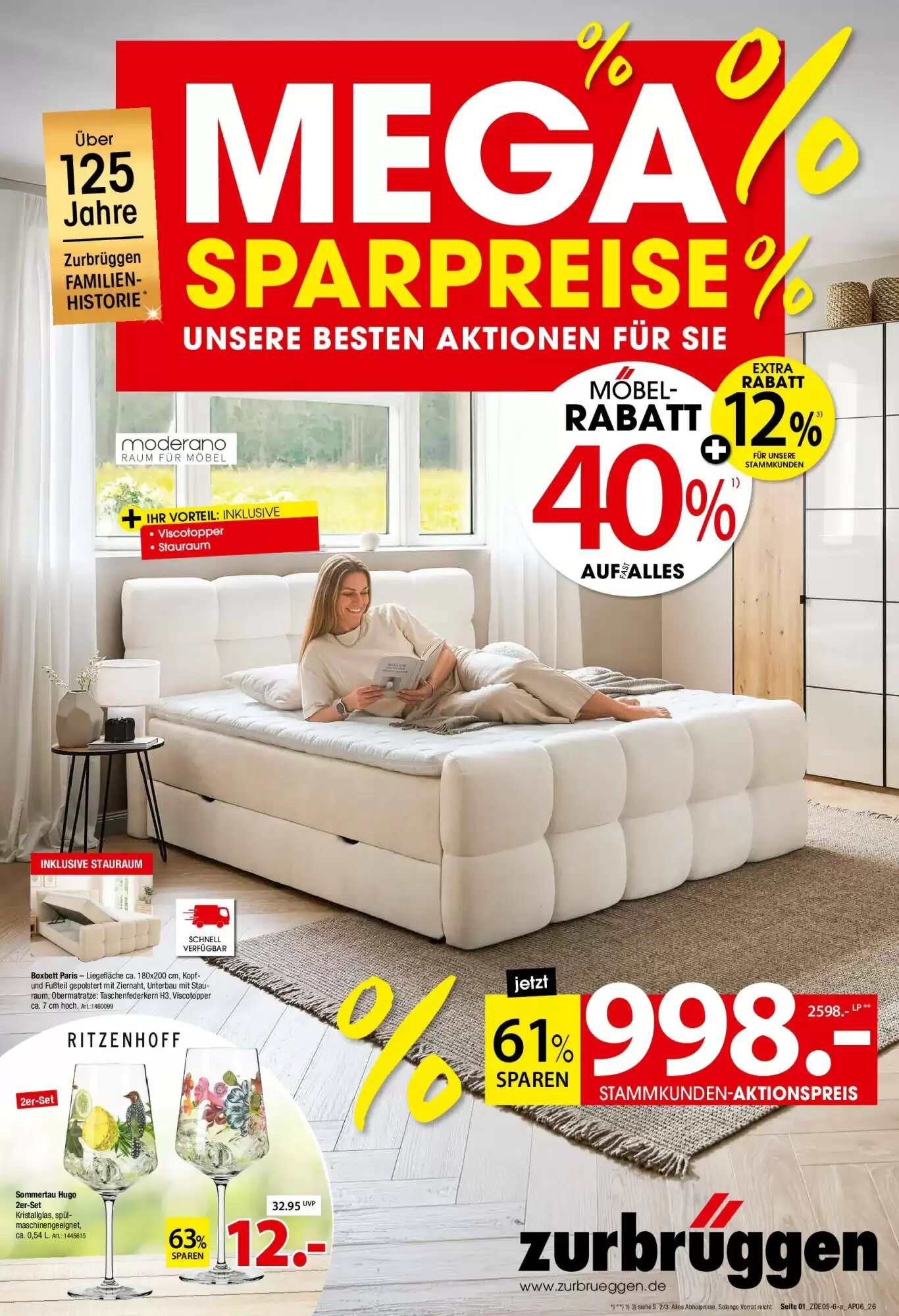 Zurbrüggen Prospekt (ab 22.05.2026) zum Blättern - Seite 1