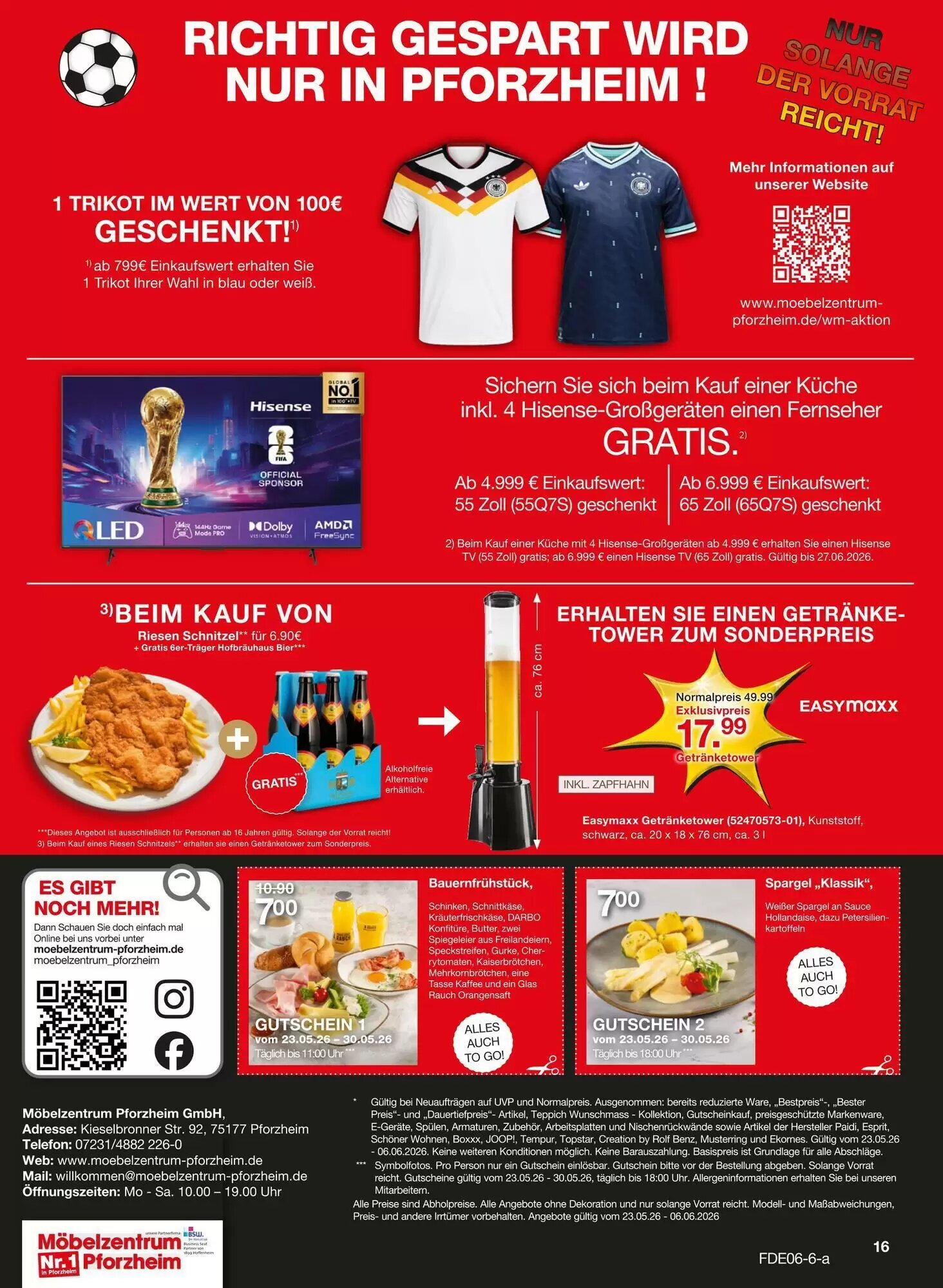Möbelzentrum Pforzheim Prospekt (ab 23.05.2026) zum Blättern - Seite 16