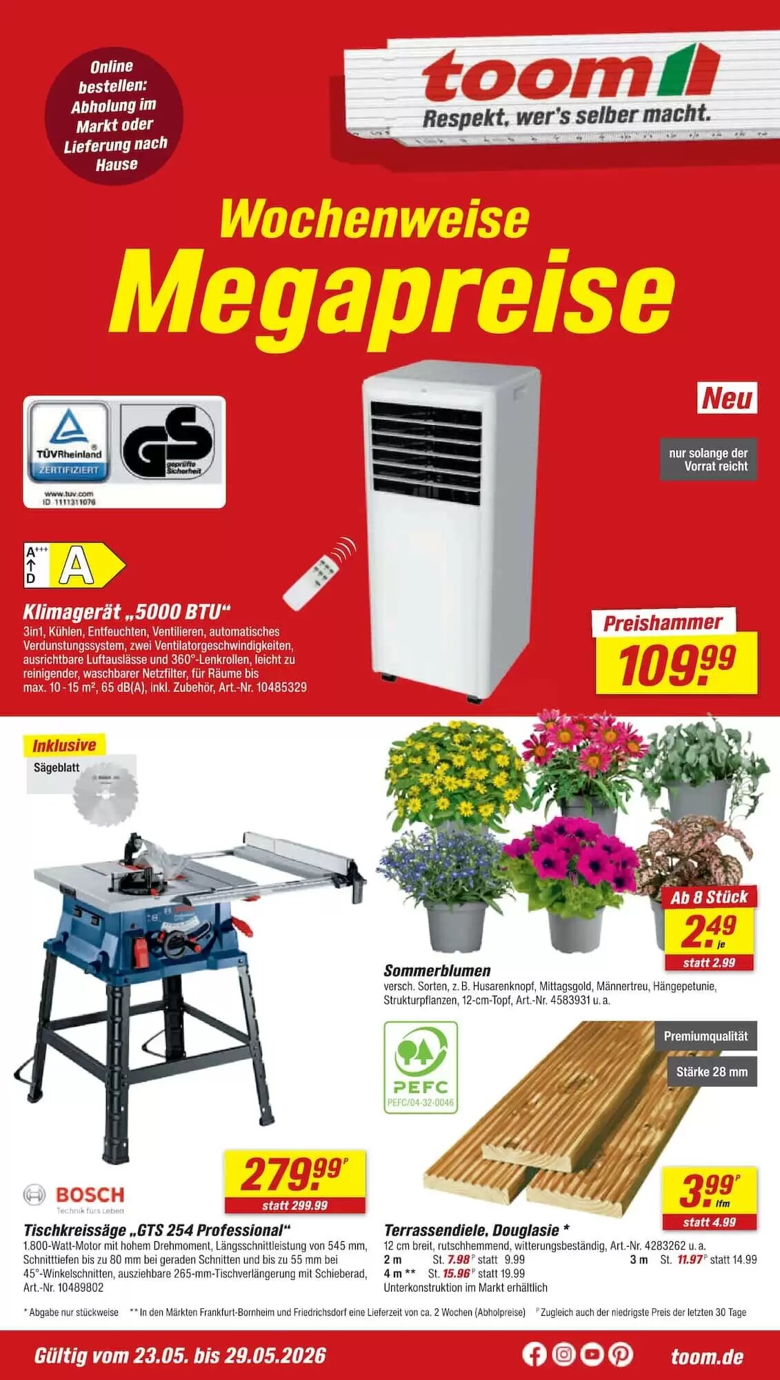 toom Baumarkt Prospekt (ab 23.05.2026) zum Blättern - Seite 3