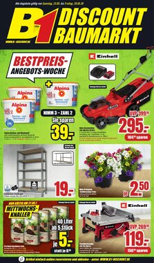 B1 Discount Baumarkt Prospekt (ab 23.05.2026) zum Blättern