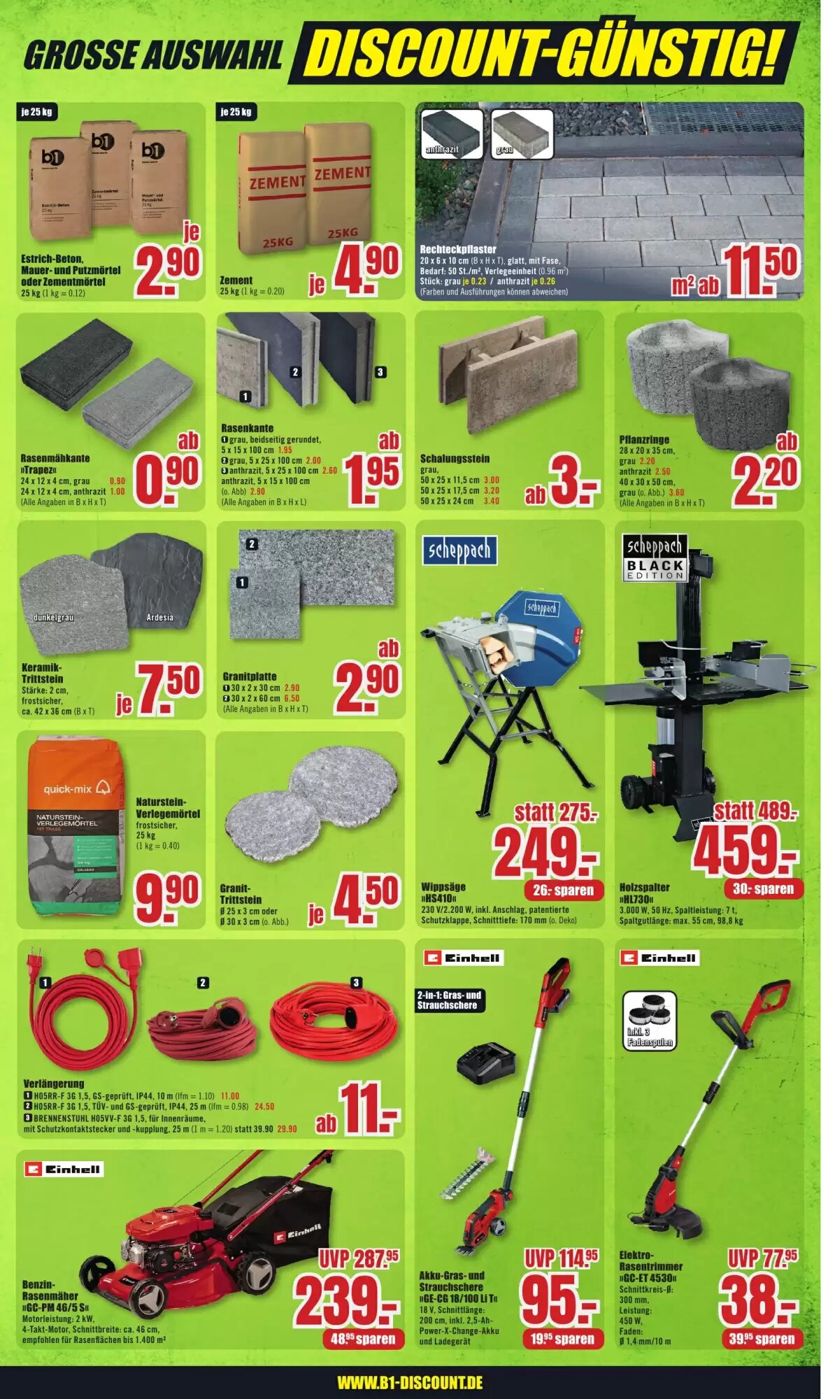 B1 Discount Baumarkt Prospekt (ab 23.05.2026) zum Blättern - Seite 7