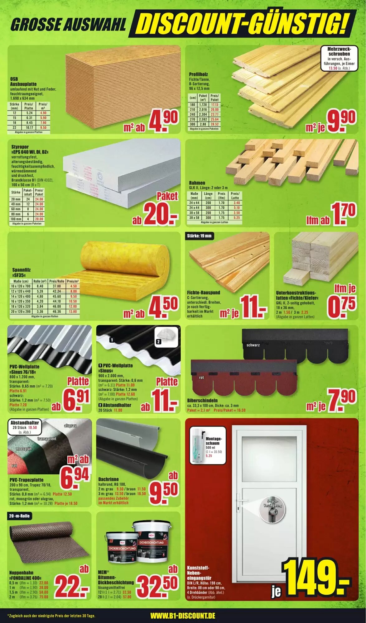 B1 Discount Baumarkt Prospekt (ab 23.05.2026) zum Blättern - Seite 9