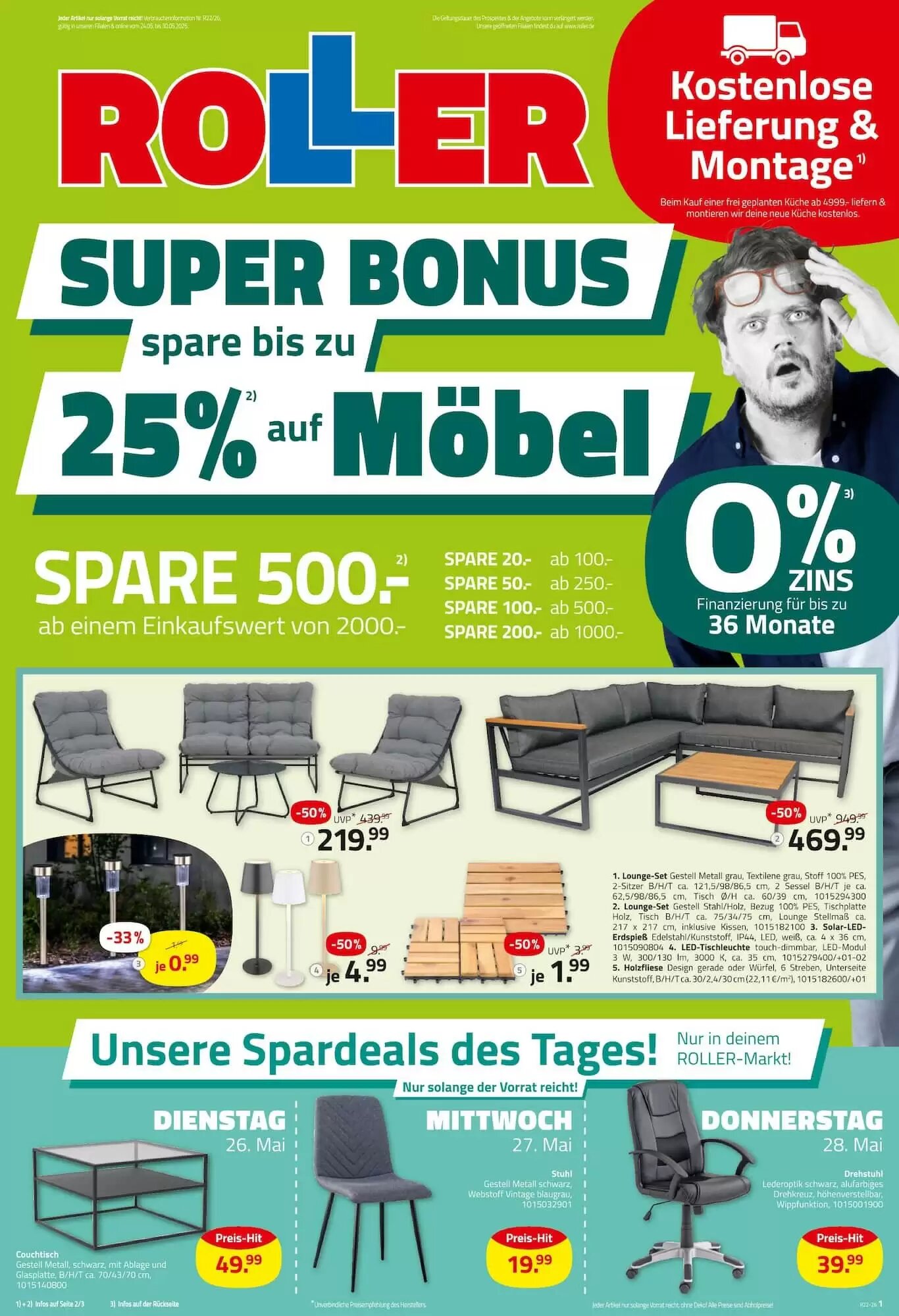 ROLLER Prospekt (ab 24.05.2026) zum Blättern - Seite 1