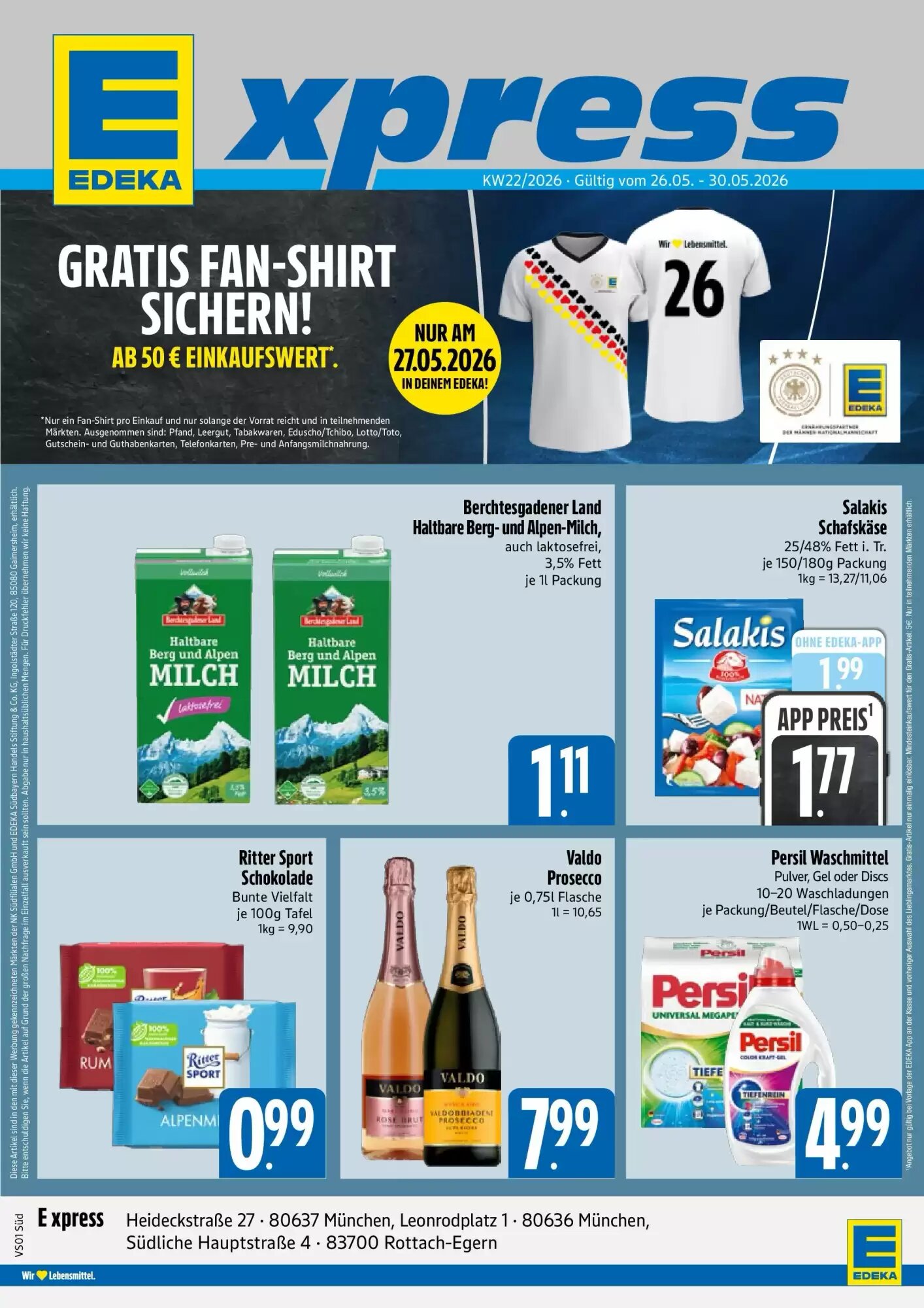 Edeka Xpress Prospekt (ab 24.05.2026) zum Blättern - Seite 1