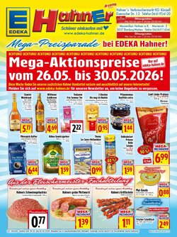 EDEKA Hahner Prospekt (ab 24.05.2026) zum Blättern
