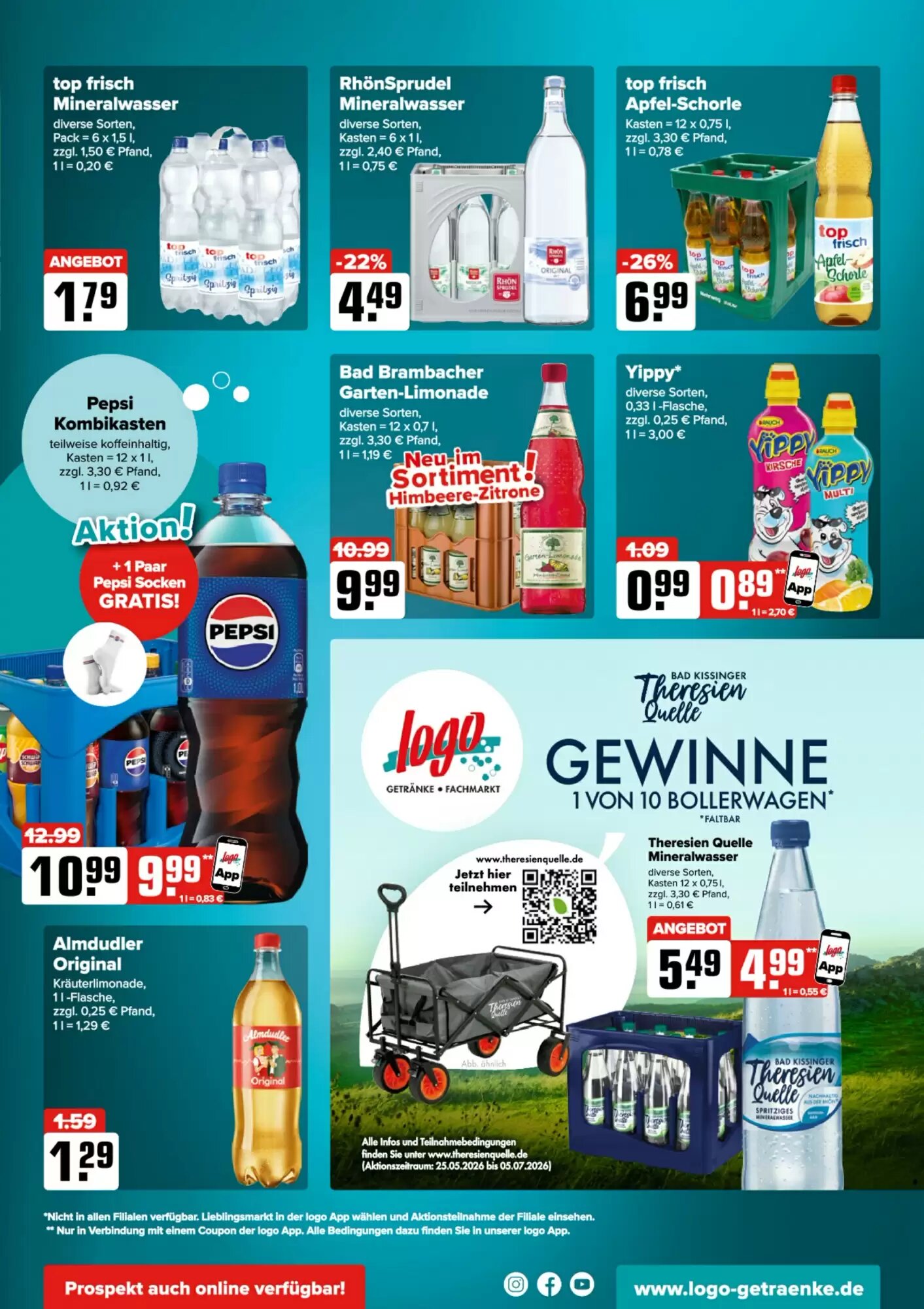 Logo Getränkemarkt Prospekt (ab 25.05.2026) zum Blättern - Seite 3