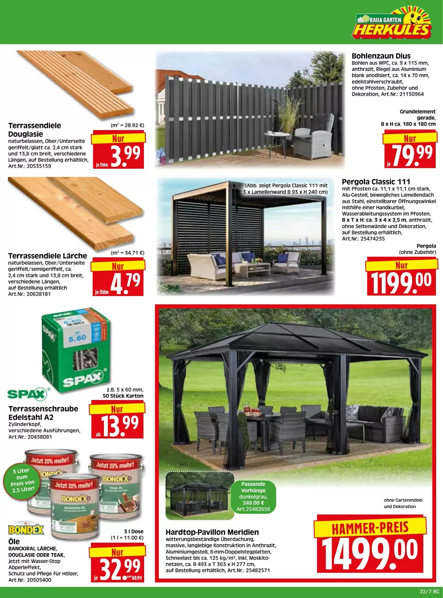Herkules Baumarkt Prospekt (ab 25.05.2026) zum Blättern - Seite 7