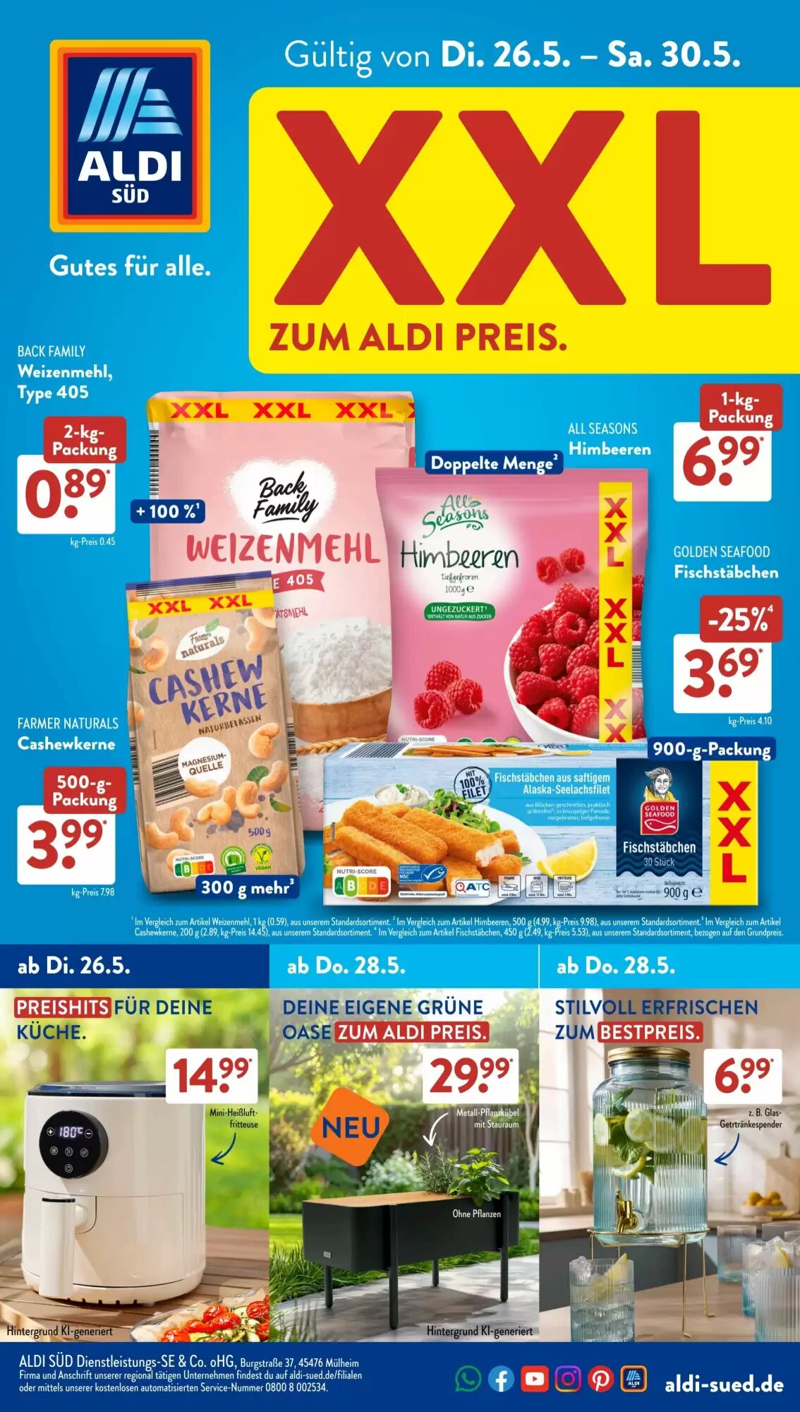 Aldi Süd Prospekt (ab 26.05.2026) zum Blättern - Seite 1