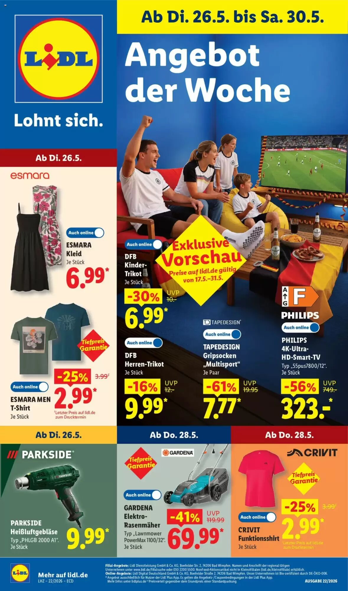 Lidl Prospekt (ab 26.05.2026) zum Blättern - Seite 1