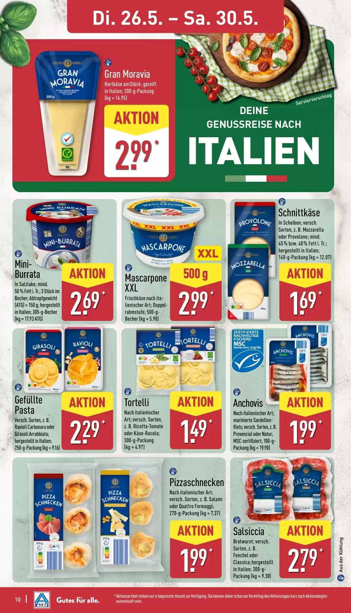 Aldi Nord Prospekt (ab 26.05.2026) zum Blättern - Seite 10