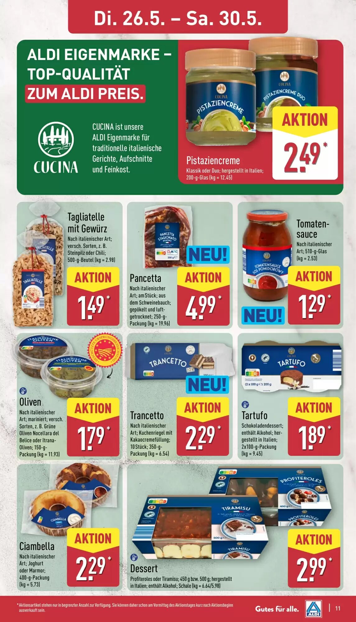 Aldi Nord Prospekt (ab 26.05.2026) zum Blättern - Seite 11