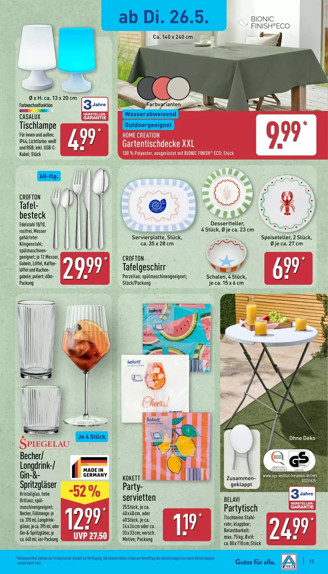 Aldi Nord Prospekt (ab 26.05.2026) zum Blättern - Seite 15