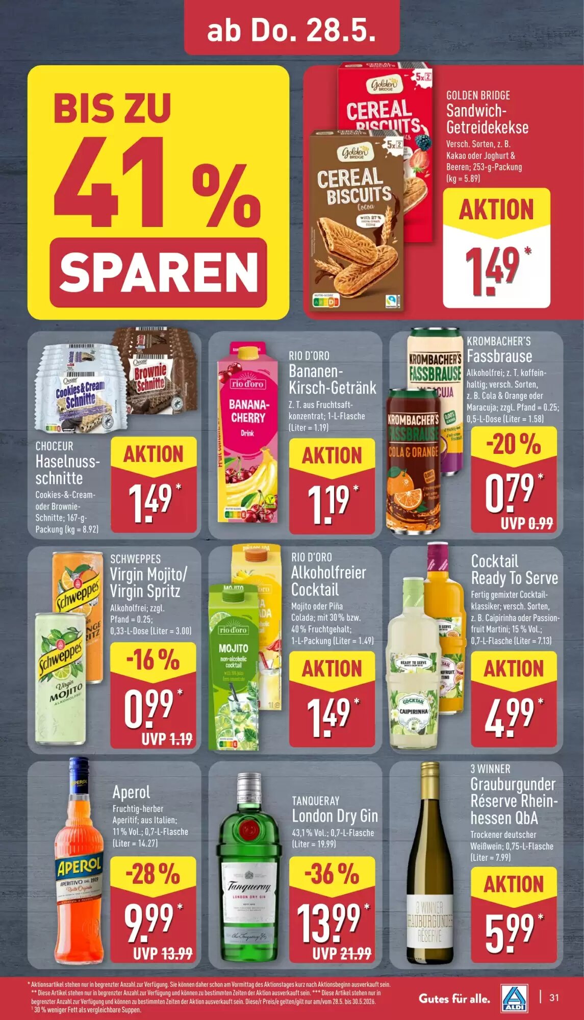 Aldi Nord Prospekt (ab 26.05.2026) zum Blättern - Seite 31