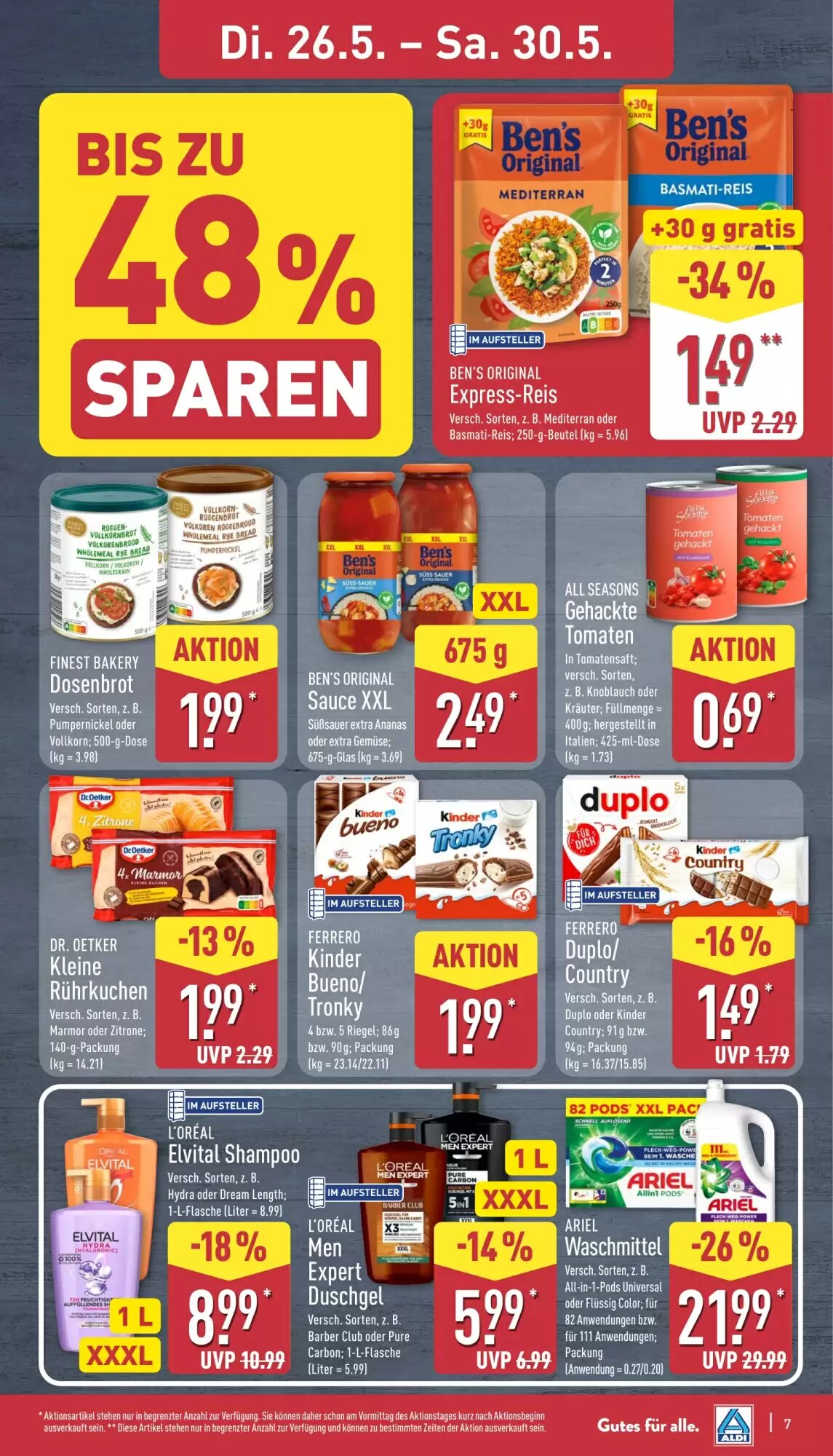 Aldi Nord Prospekt (ab 26.05.2026) zum Blättern - Seite 7