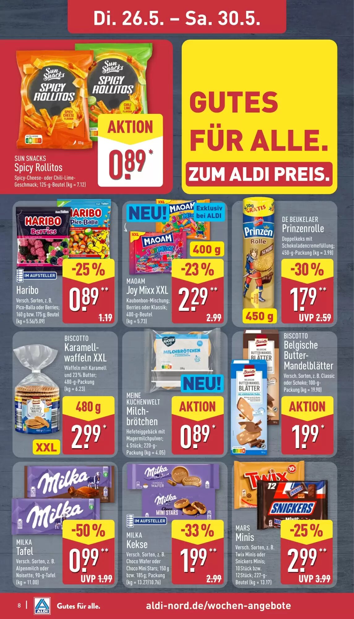 Aldi Nord Prospekt (ab 26.05.2026) zum Blättern - Seite 8