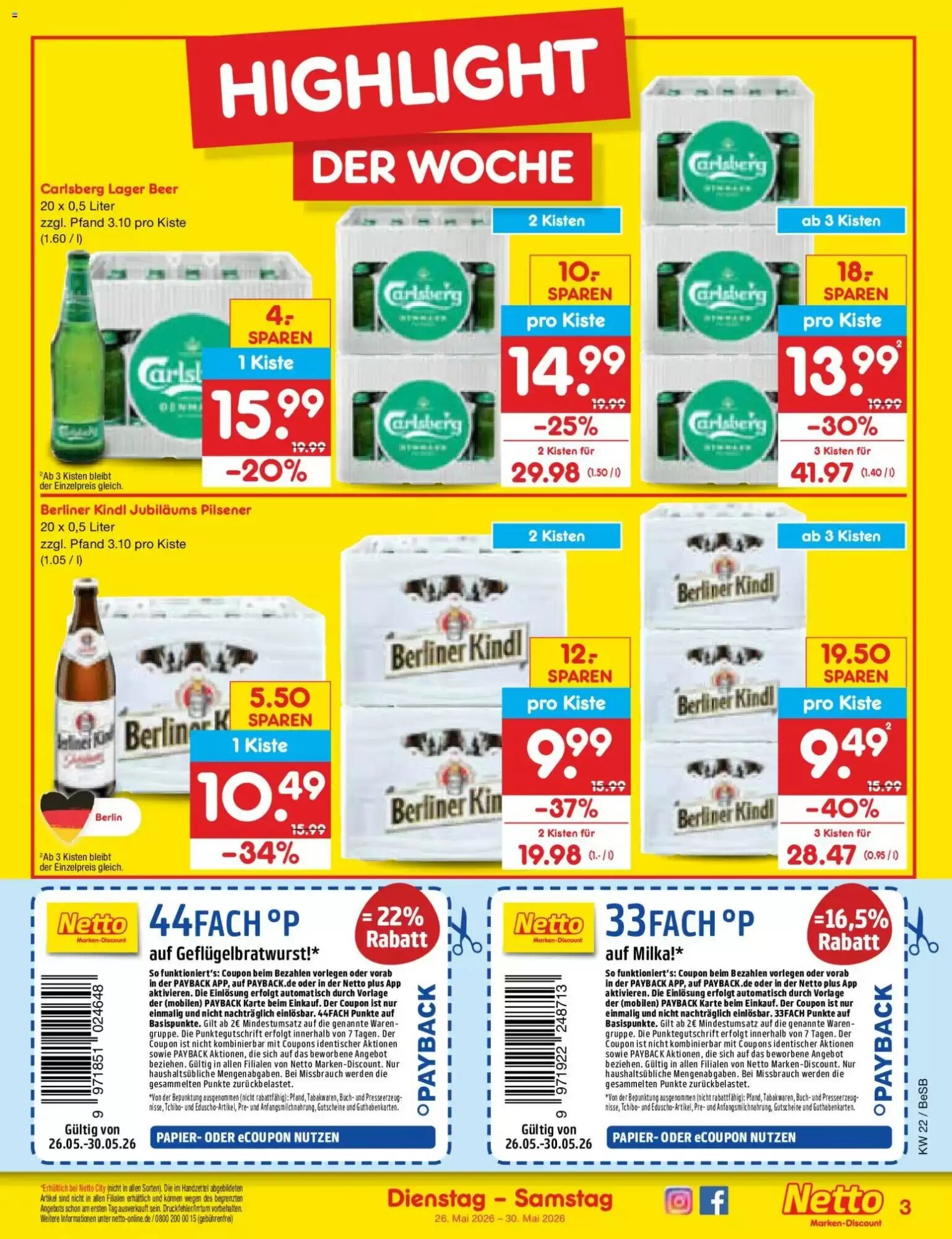 Netto Marken-Discount Prospekt (ab 26.05.2026) zum Blättern - Seite 3