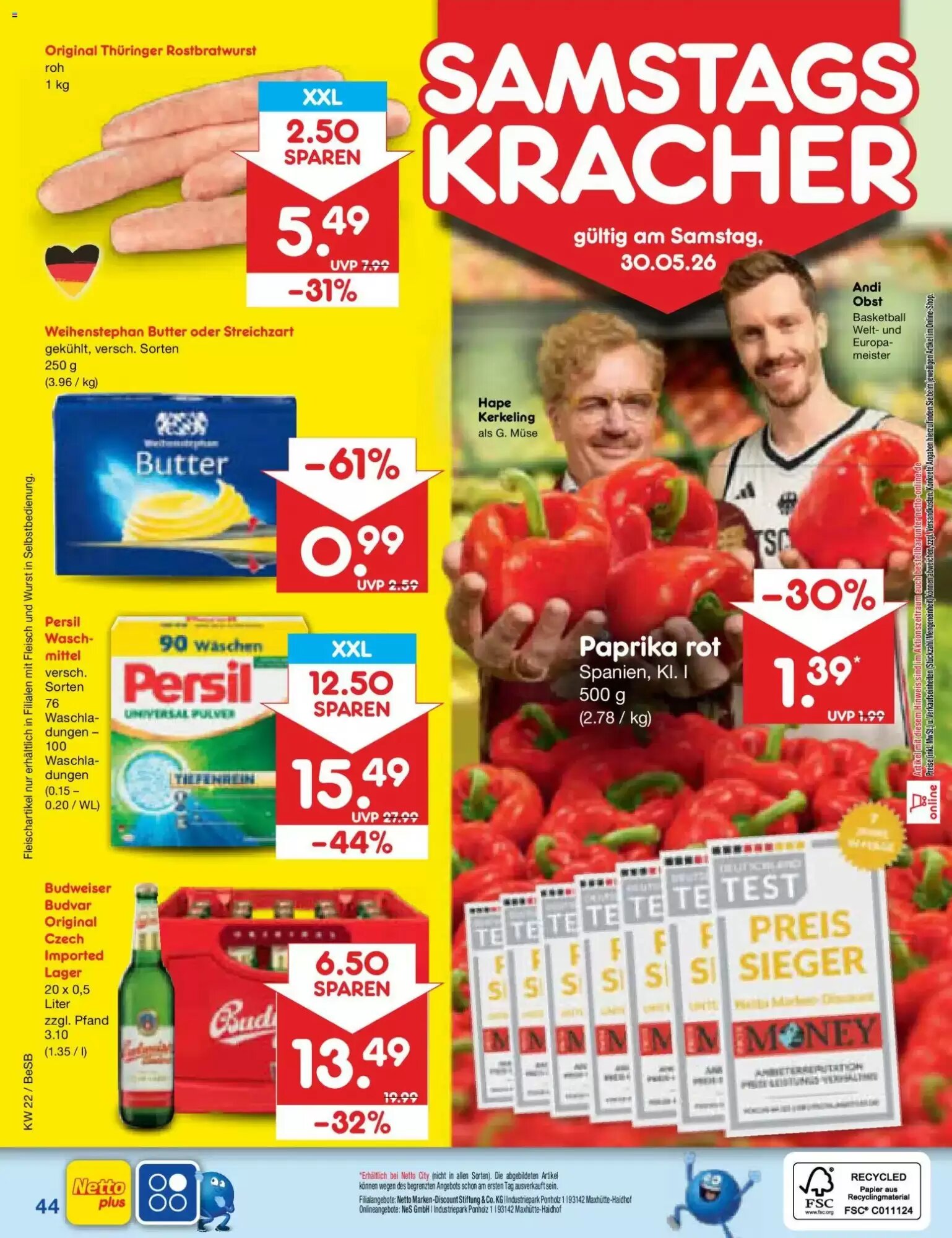 Netto Marken-Discount Prospekt (ab 26.05.2026) zum Blättern - Seite 52