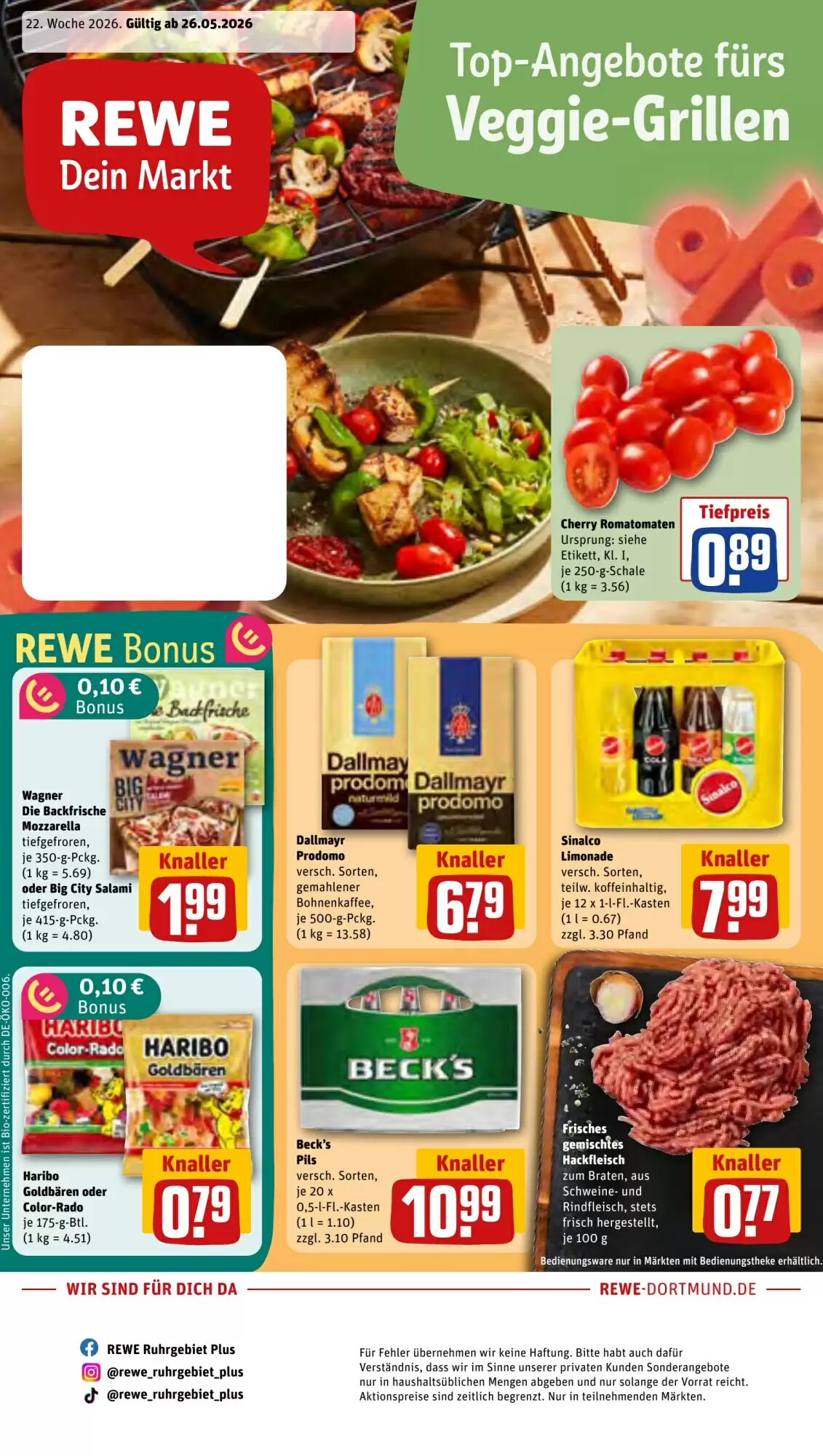 REWE Prospekt (ab 26.05.2026) zum Blättern - Seite 1