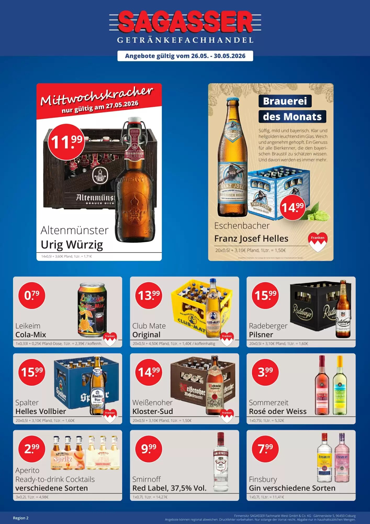 Sagasser Prospekt (ab 26.05.2026) zum Blättern - Seite 2
