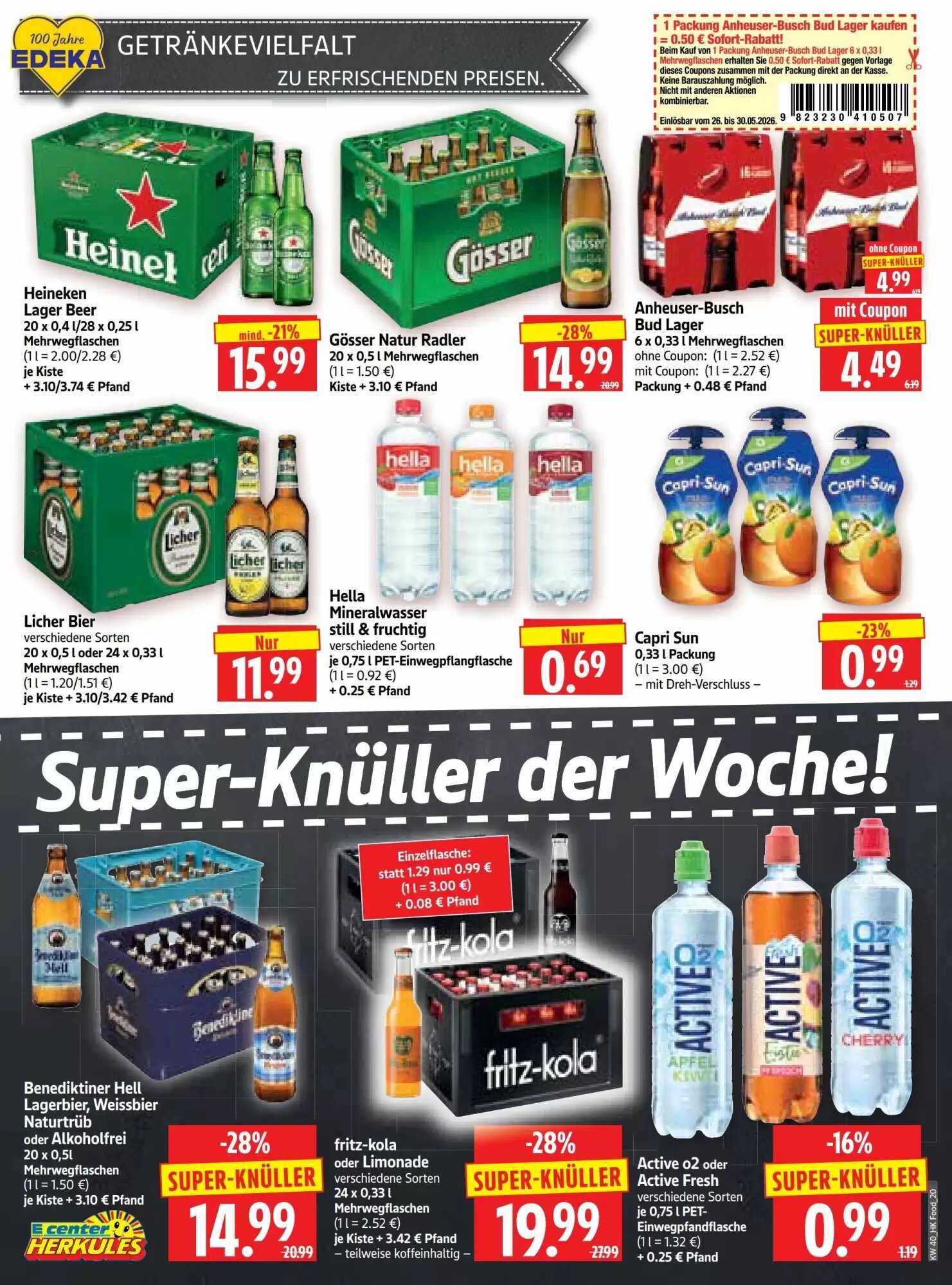 Edeka Herkules Prospekt (ab 26.05.2026) zum Blättern - Seite 20