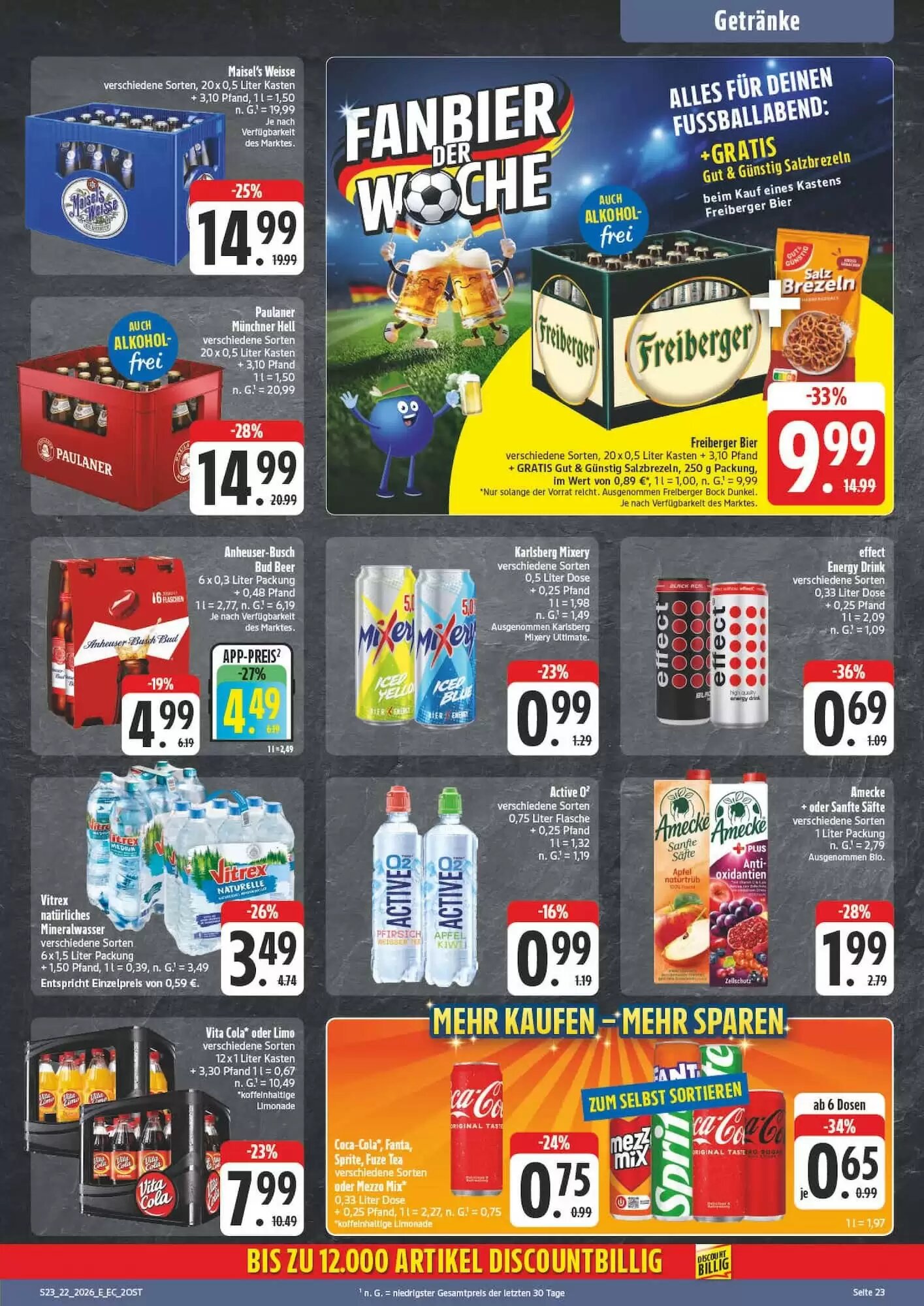 Edeka Aktiv Markt Prospekt (ab 26.05.2026) zum Blättern - Seite 23