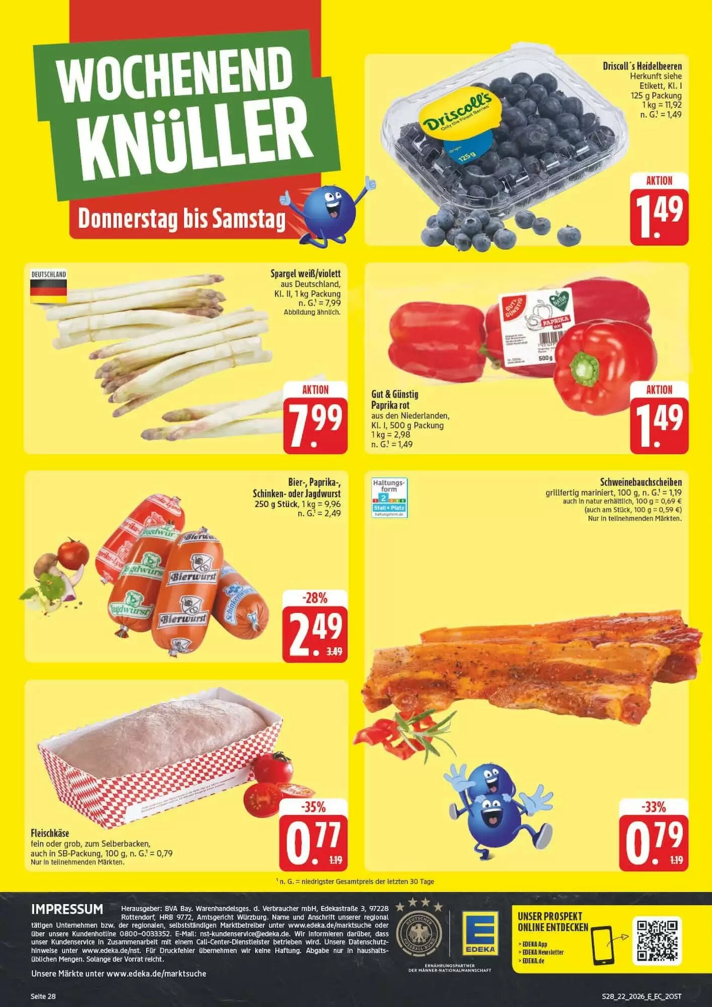 Edeka Aktiv Markt Prospekt (ab 26.05.2026) zum Blättern - Seite 28