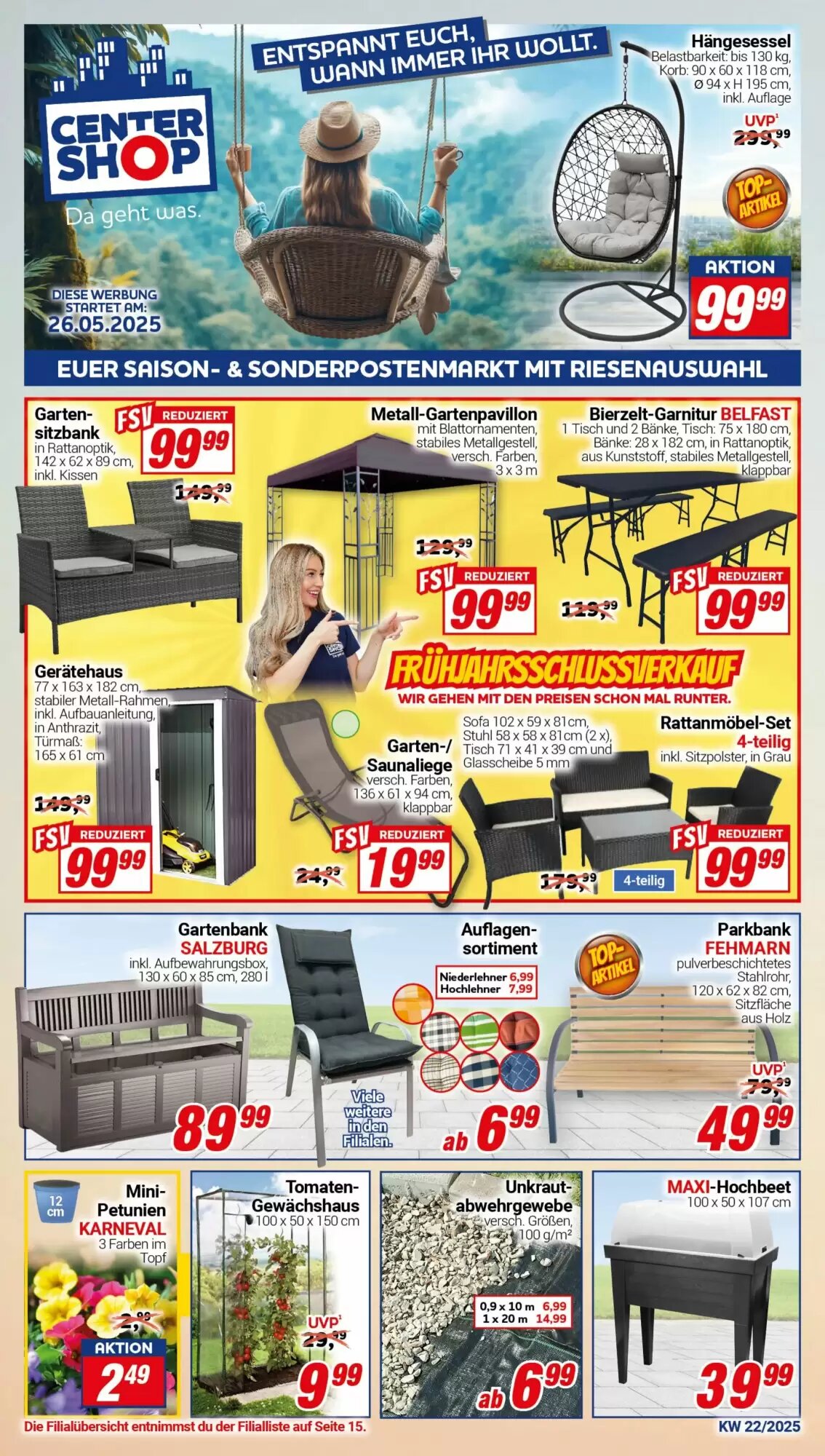 CENTERSHOP Prospekt (ab 26.05.2026) zum Blättern - Seite 1