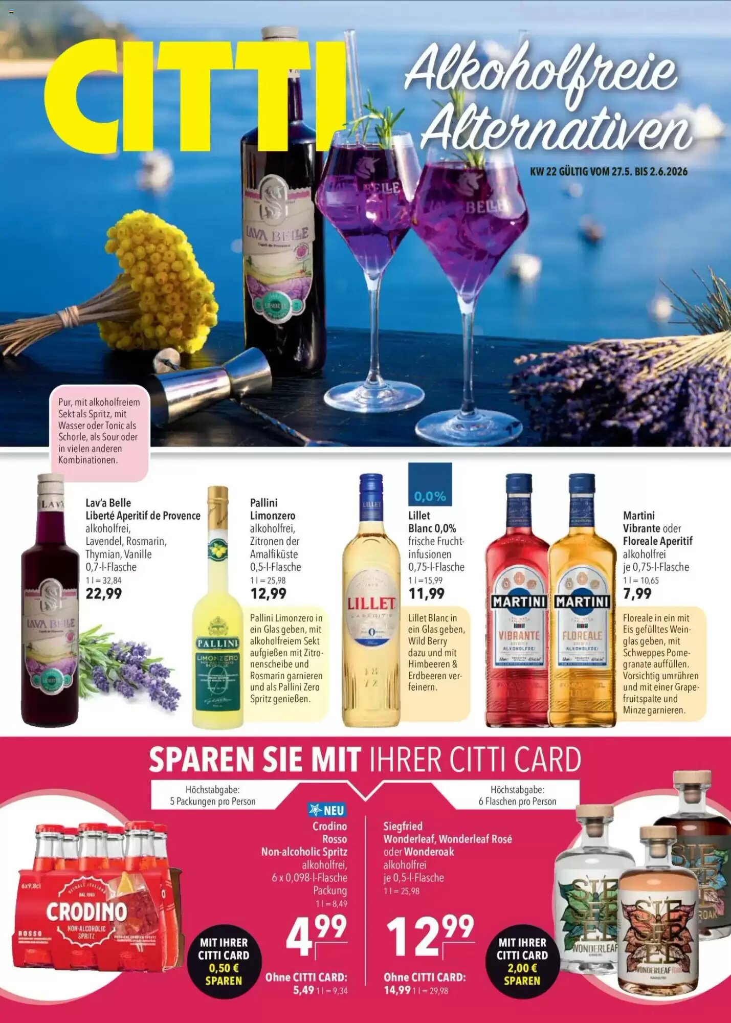 CITTI Markt Prospekt (ab 27.05.2026) zum Blättern - Seite 1