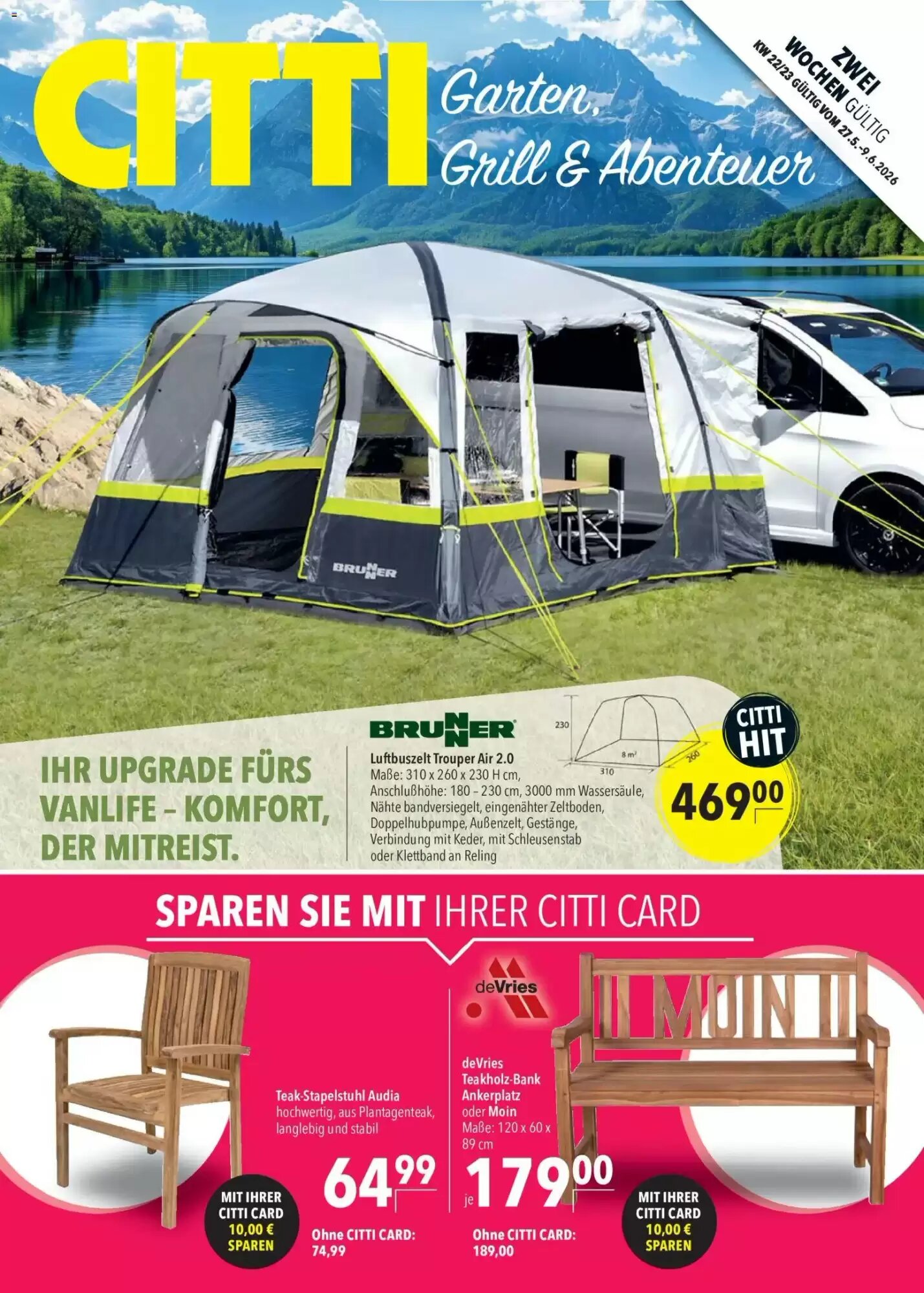 CITTI Markt Prospekt (ab 27.05.2026) zum Blättern - Seite 1