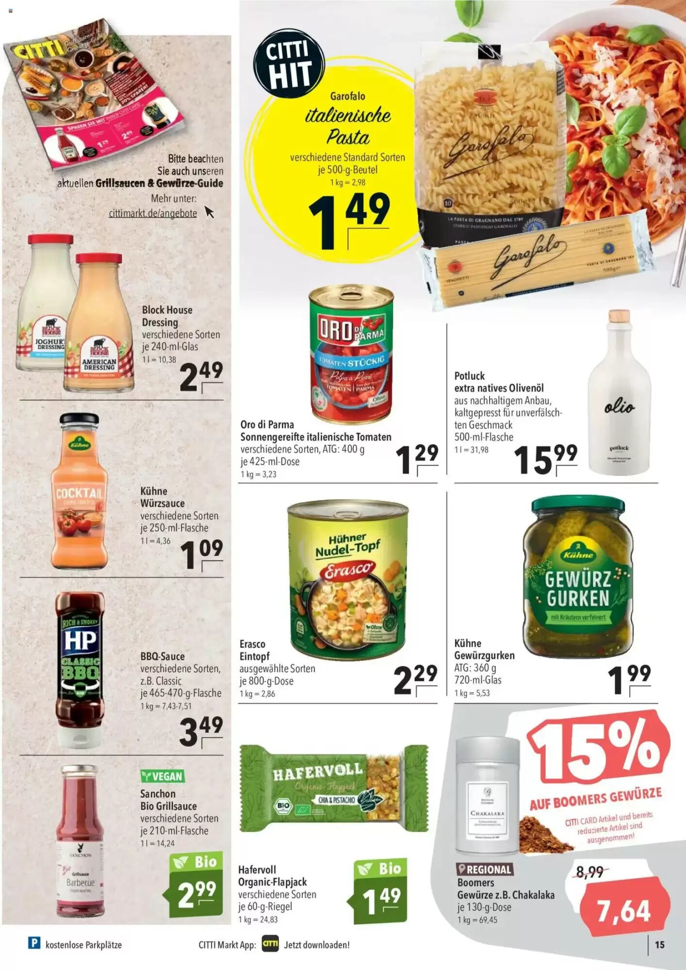 CITTI Markt Prospekt (ab 27.05.2026) zum Blättern - Seite 15