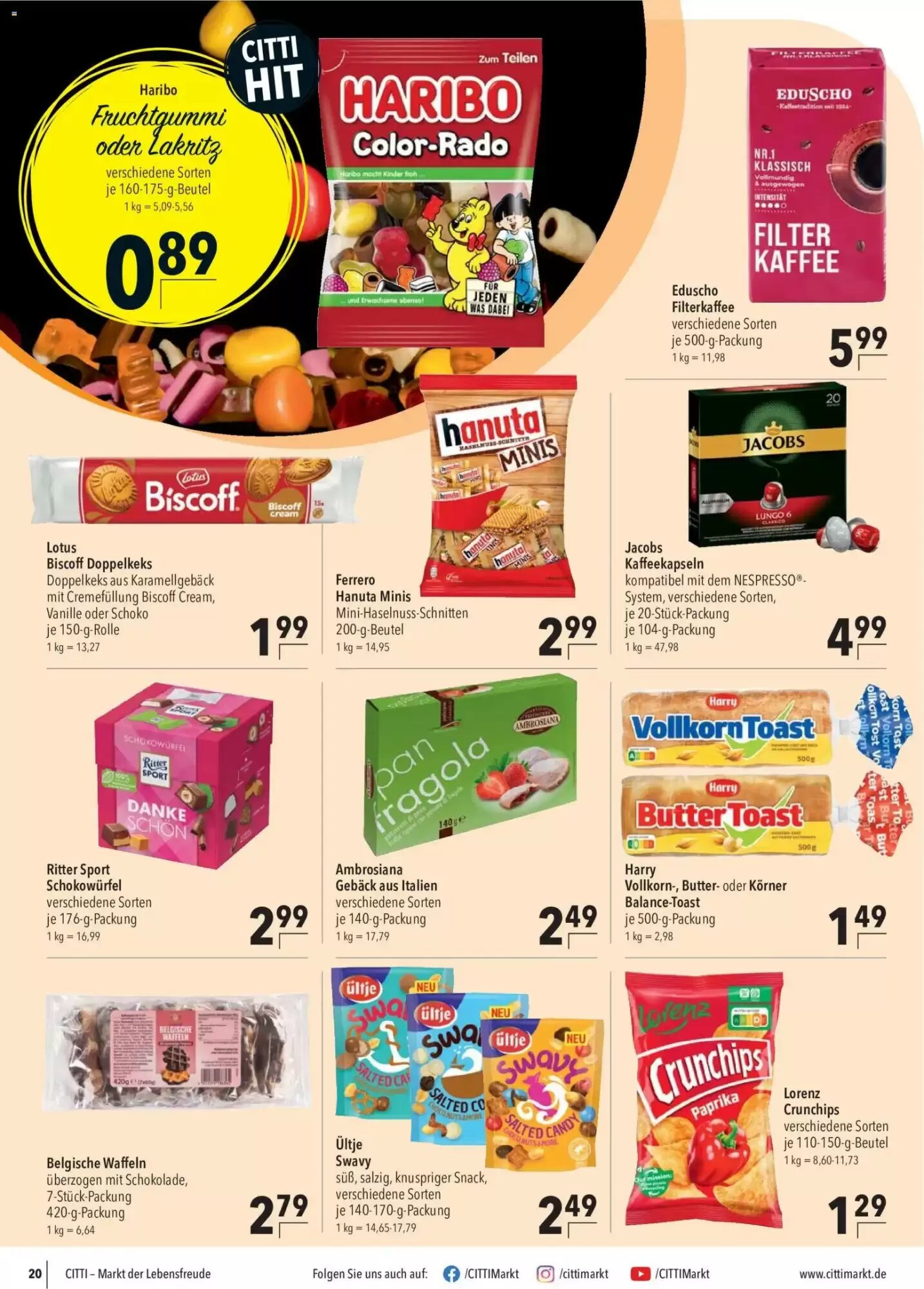 CITTI Markt Prospekt (ab 27.05.2026) zum Blättern - Seite 20